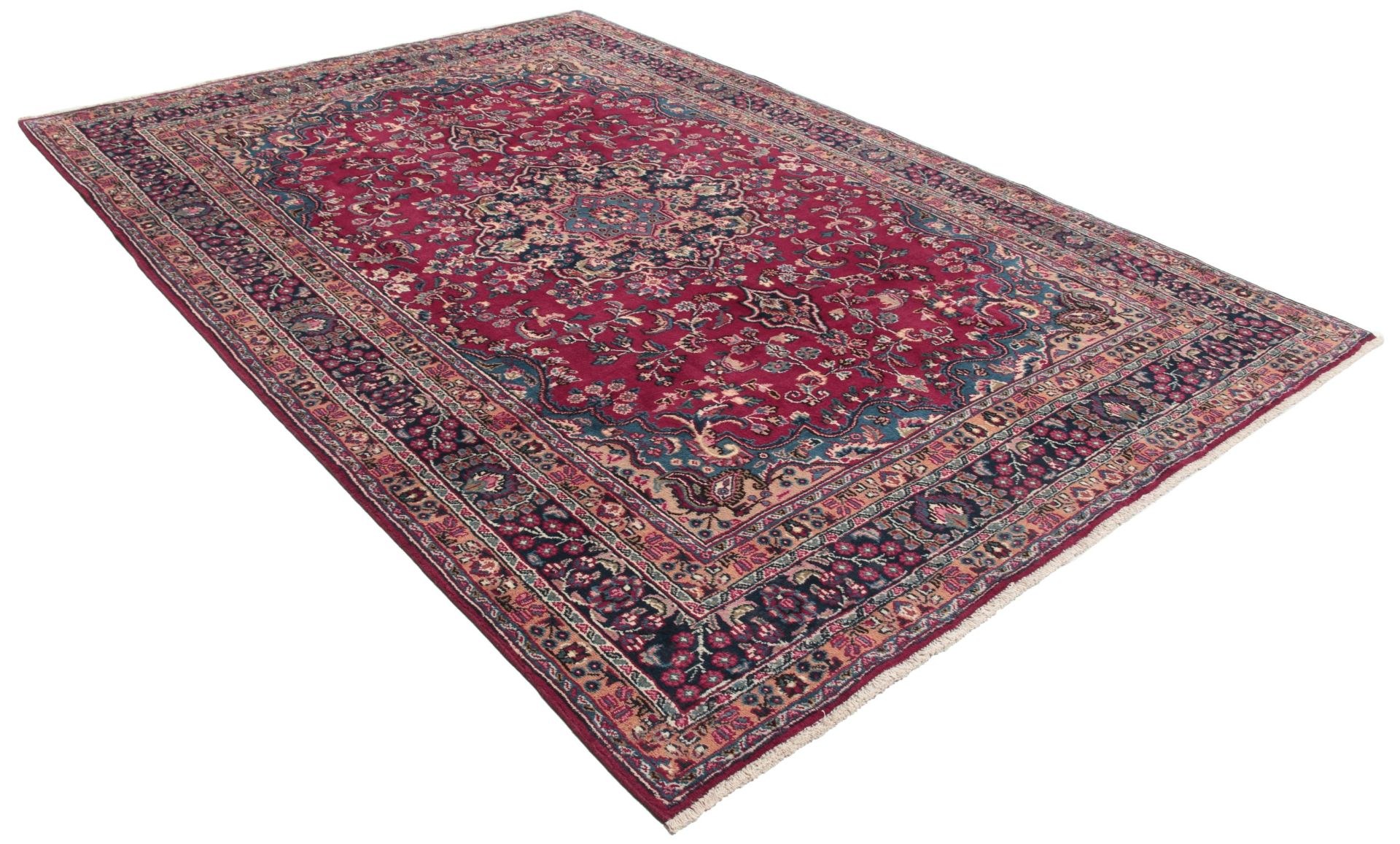 perserteppich-mashad-200-x-297-cm-wolle-handgeknupft-floral-1 Mashhad Persian Rug — hand-knotted, 200 × 297 cm, Wool