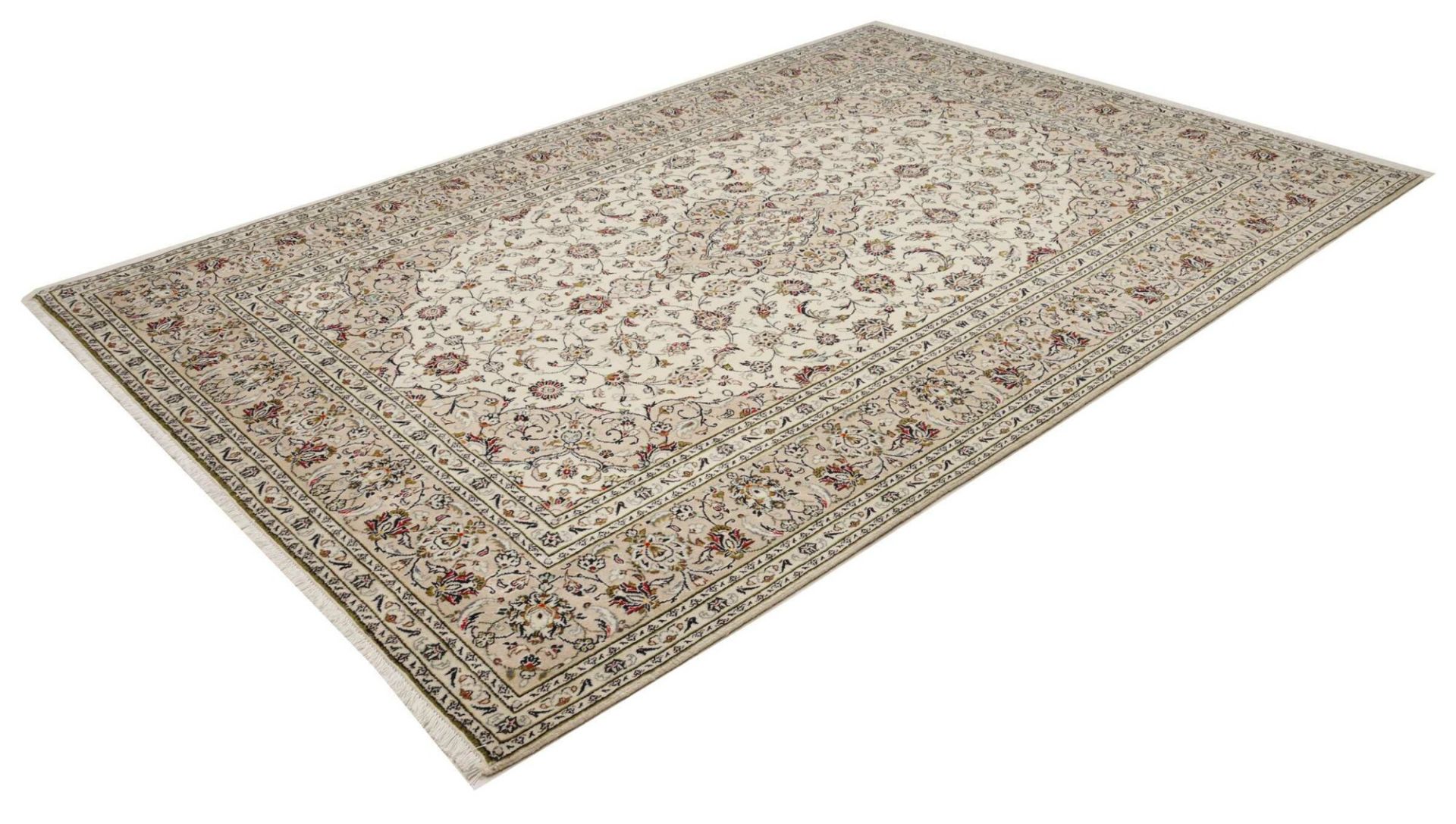 Kashan Persian Rug — hand-knotted, 201 × 289 cm, Wool