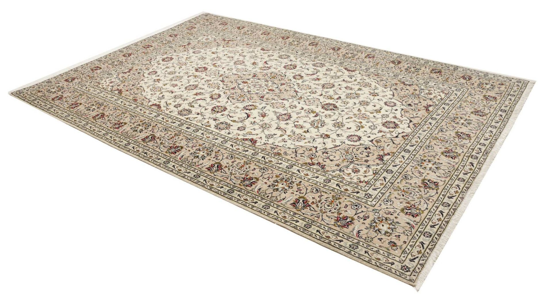 Kashan Persian Rug — hand-knotted, 201 × 289 cm, Wool