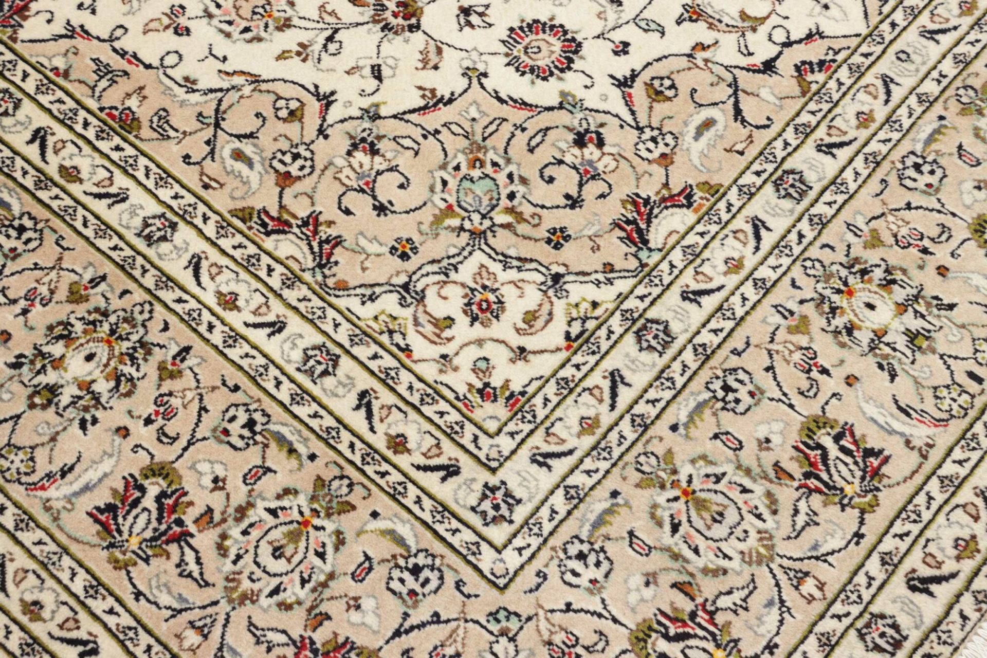 Kashan Persian Rug — hand-knotted, 201 × 289 cm, Wool
