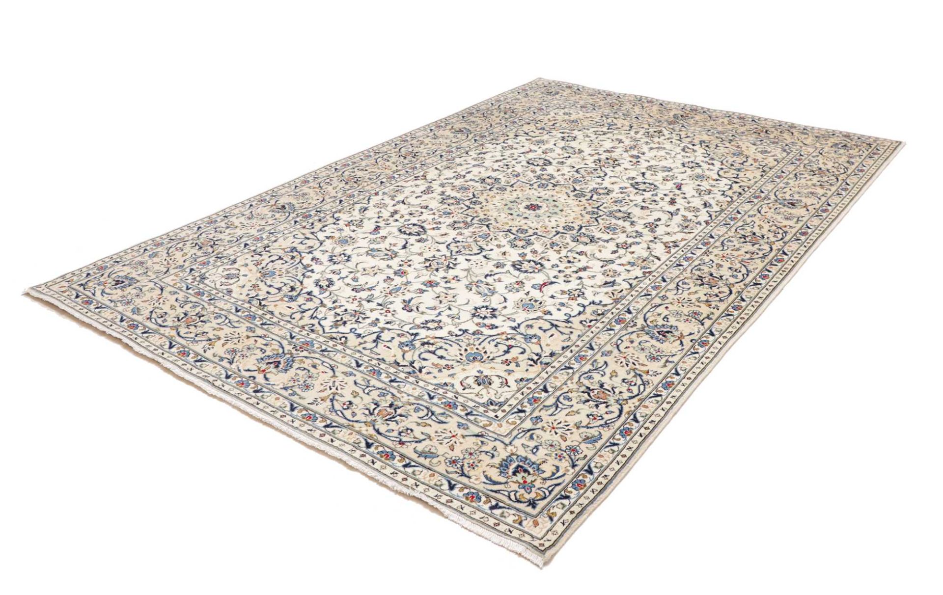 Kashan Persian Rug — hand-knotted, 201 × 294 cm, Wool