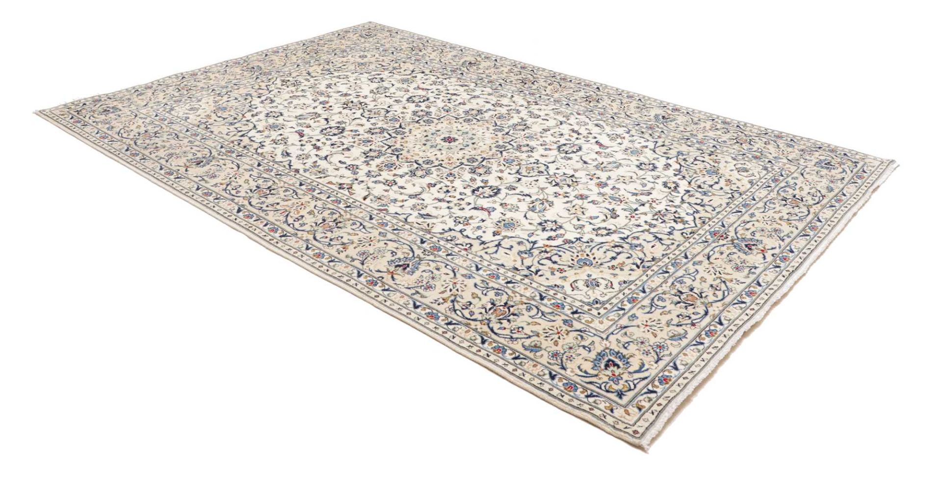Kashan Persian Rug — hand-knotted, 201 × 294 cm, Wool