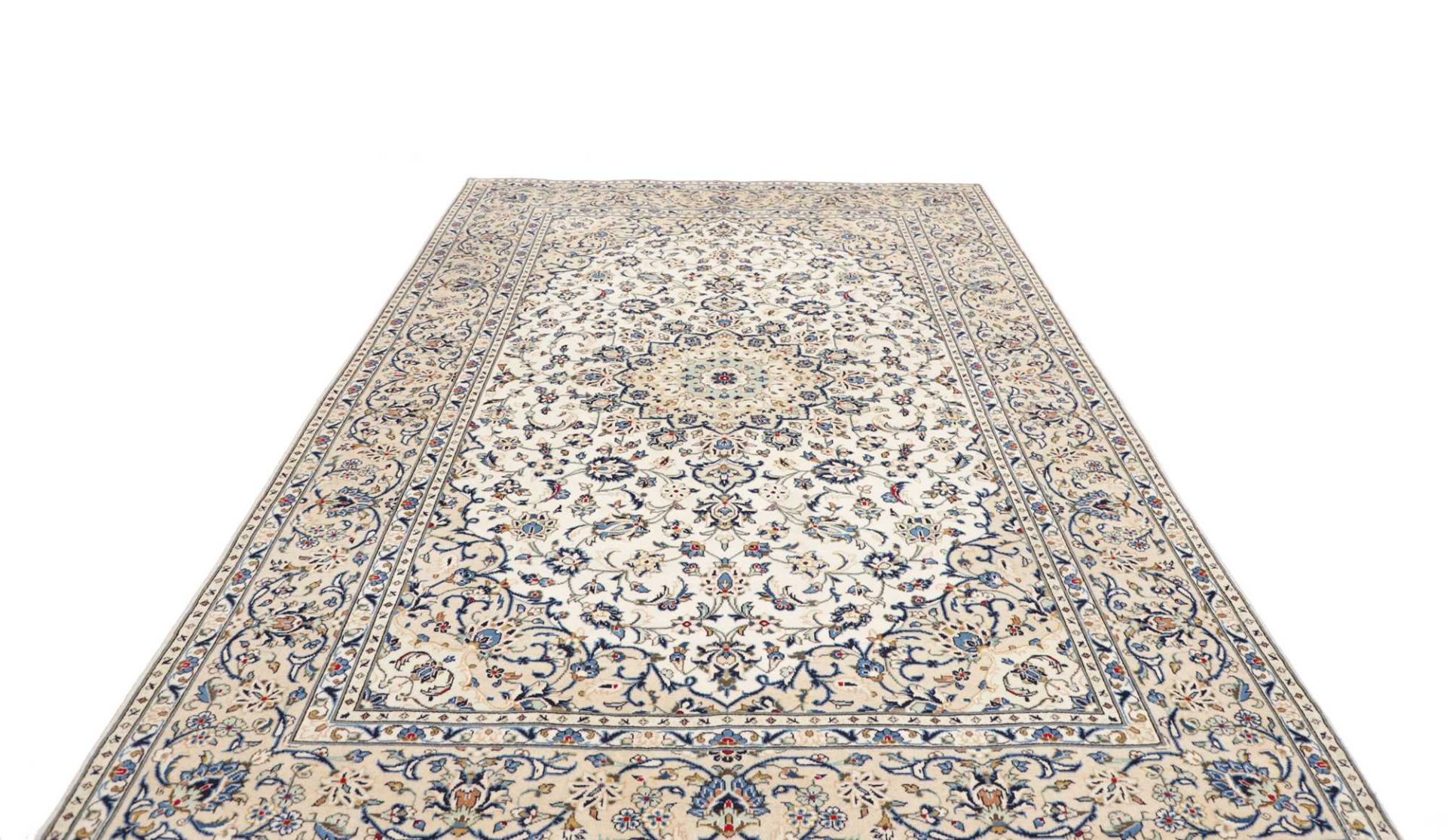 Kashan Persian Rug — hand-knotted, 201 × 294 cm, Wool