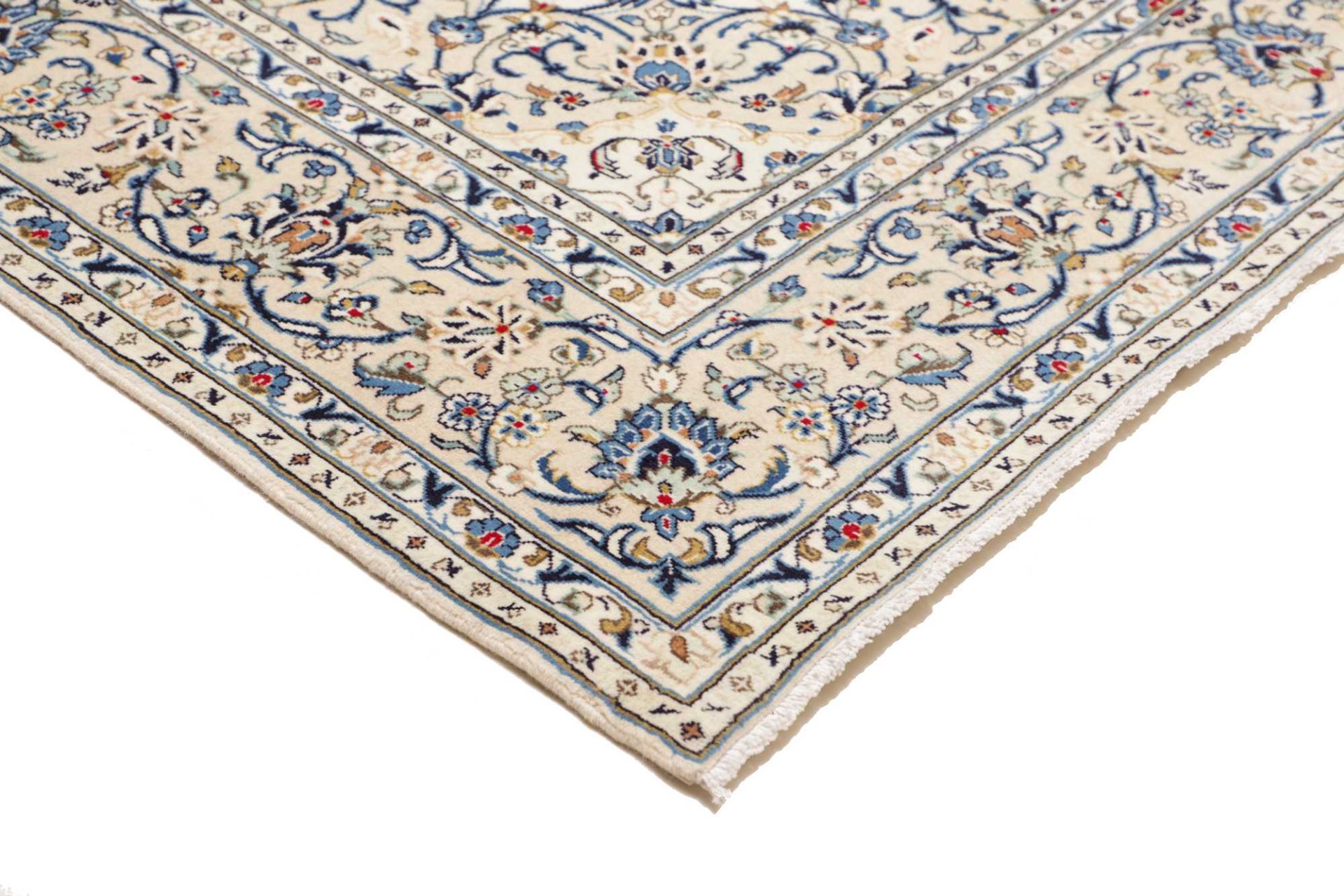 Kashan Persian Rug — hand-knotted, 201 × 294 cm, Wool