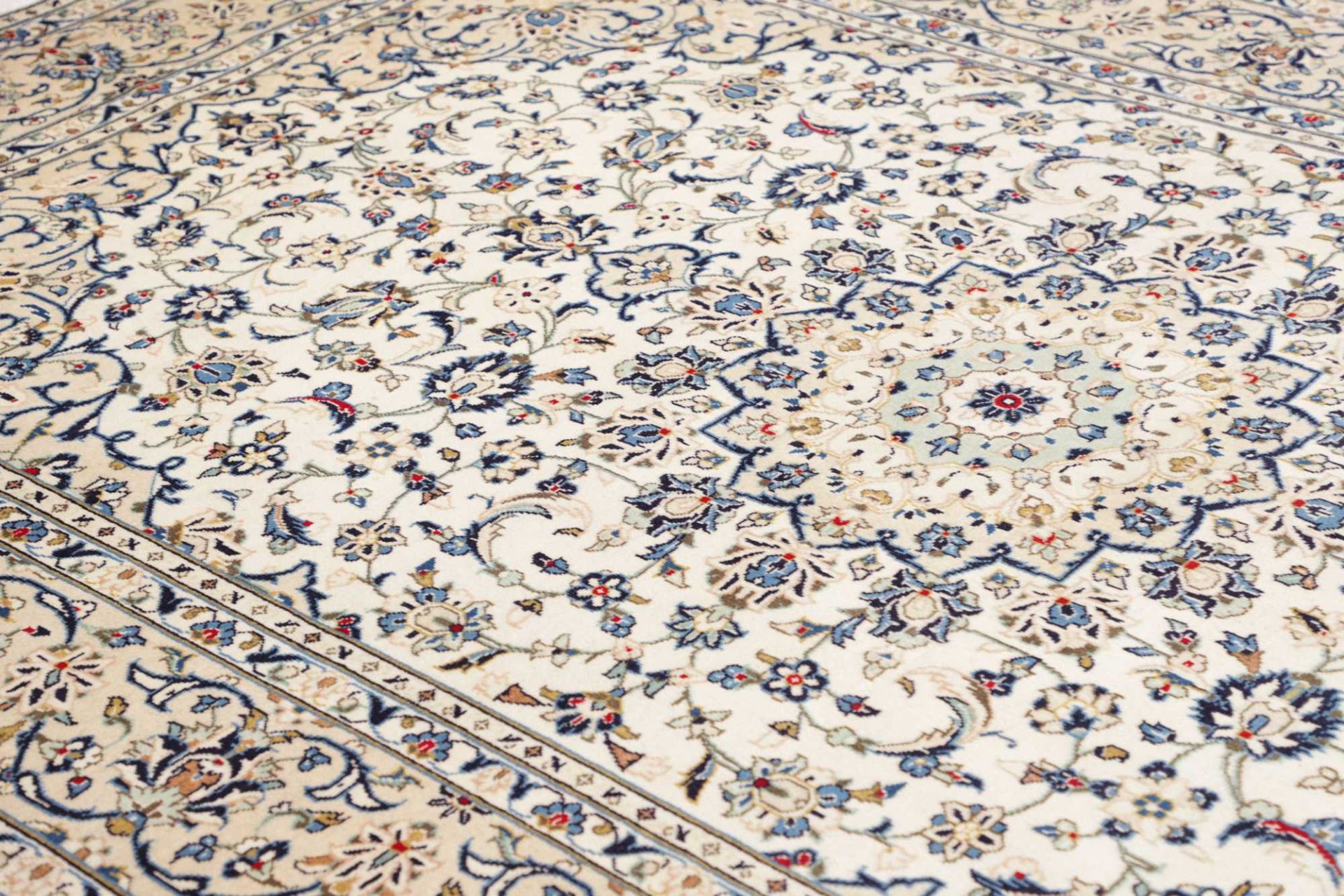 Kashan Persian Rug — hand-knotted, 201 × 294 cm, Wool