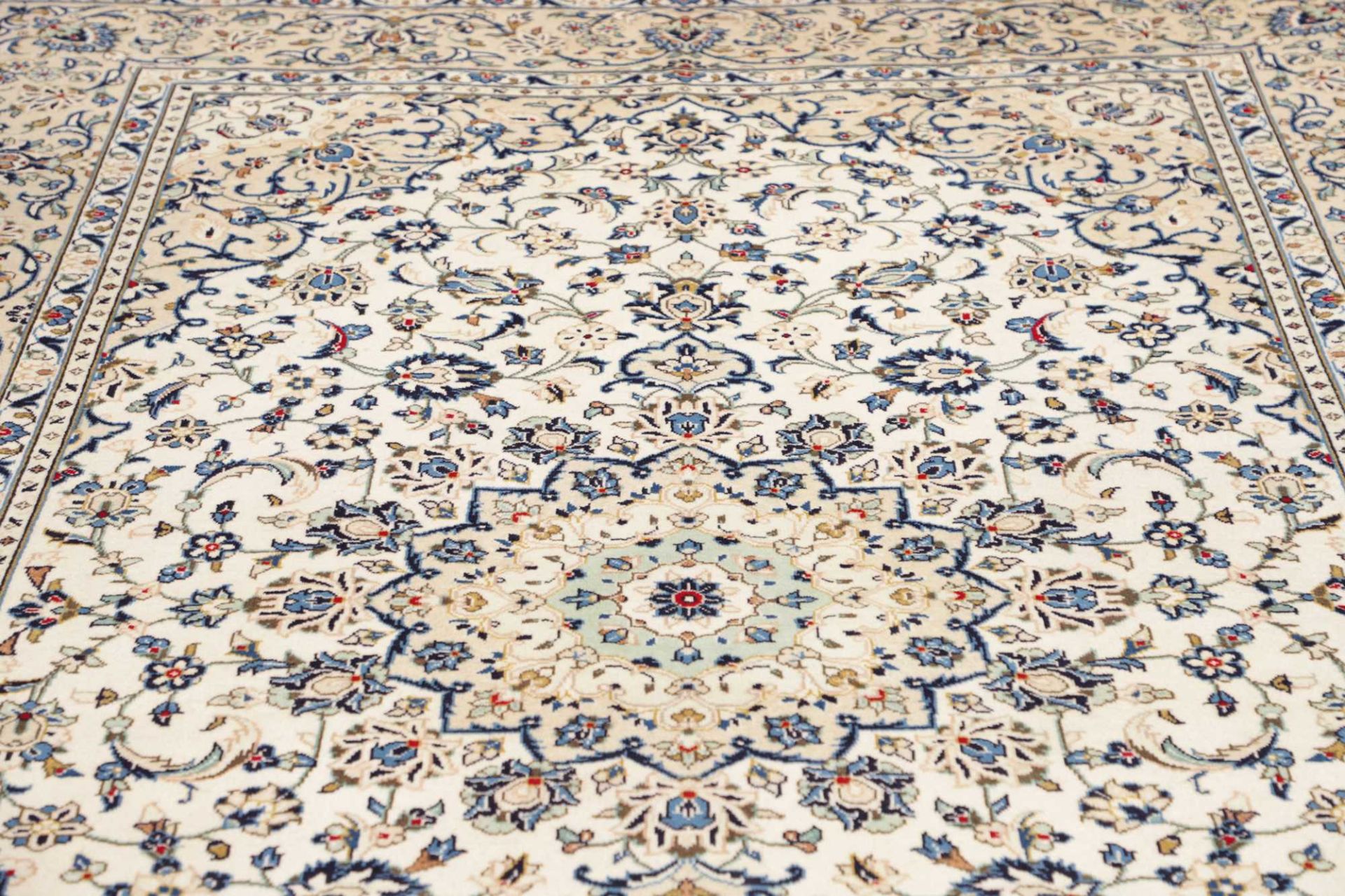 Kashan Persian Rug — hand-knotted, 201 × 294 cm, Wool