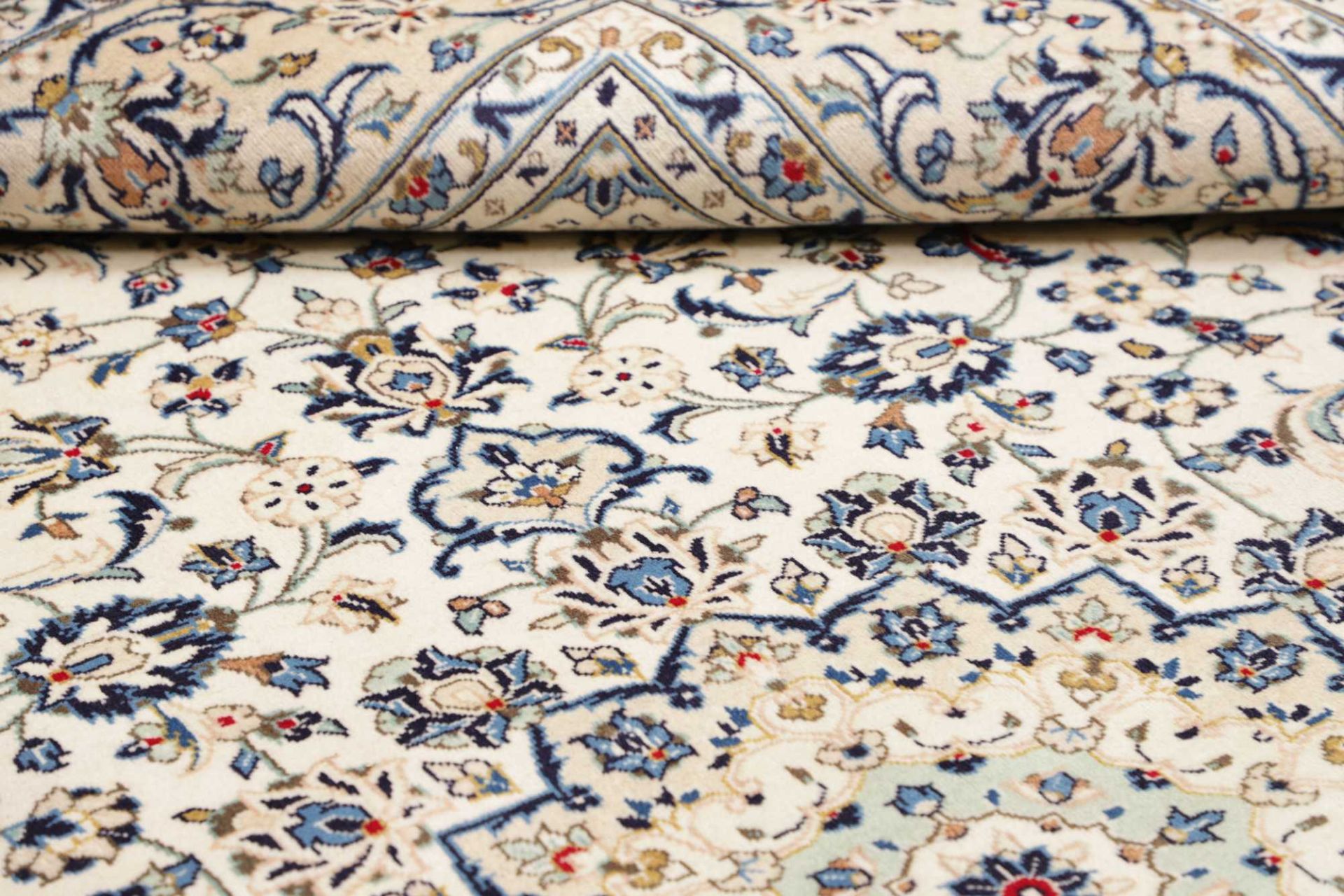 Kashan Persian Rug — hand-knotted, 201 × 294 cm, Wool