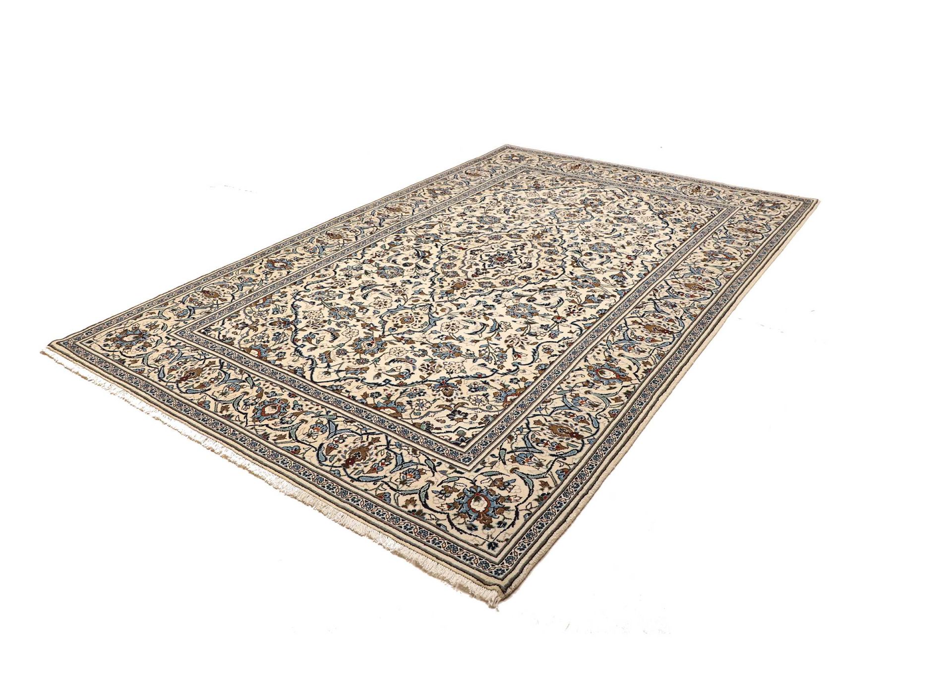 Kashan Persian Rug — hand-knotted, 197 × 309 cm, Wool