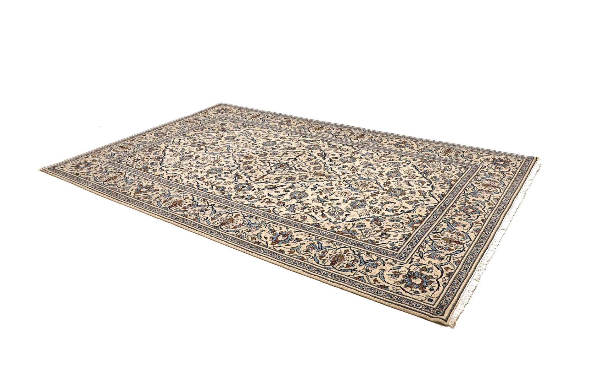 Kashan Persian Rug — hand-knotted, 197 × 309 cm, Wool