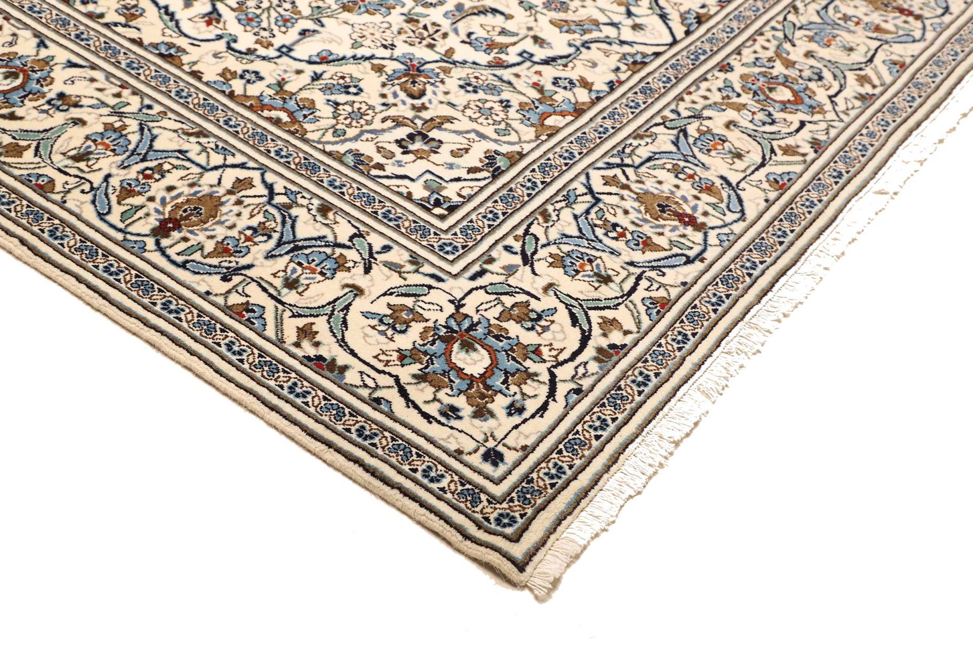 Kashan Persian Rug — hand-knotted, 197 × 309 cm, Wool
