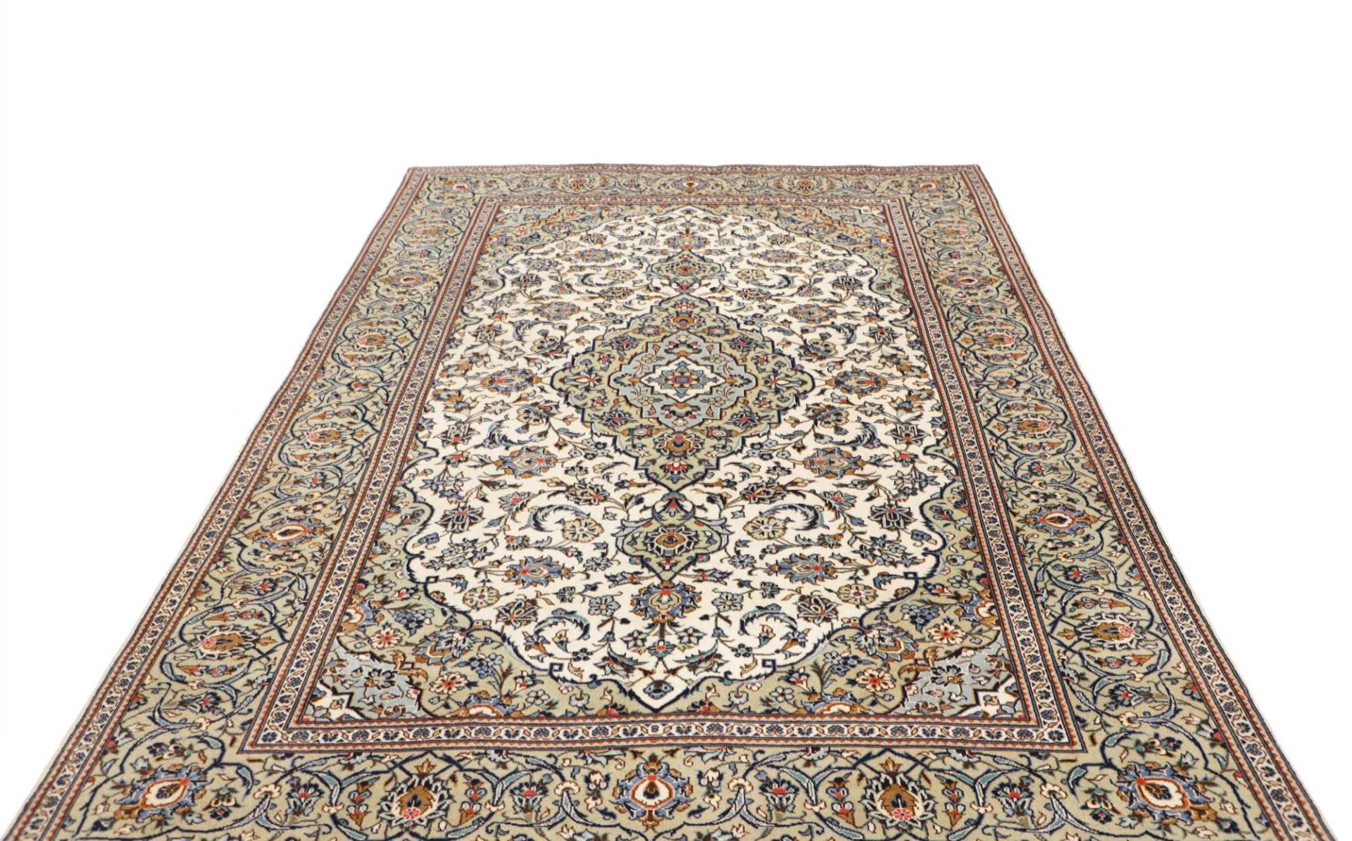 Kashan Persian Rug — hand-knotted, 193 × 284 cm, Wool