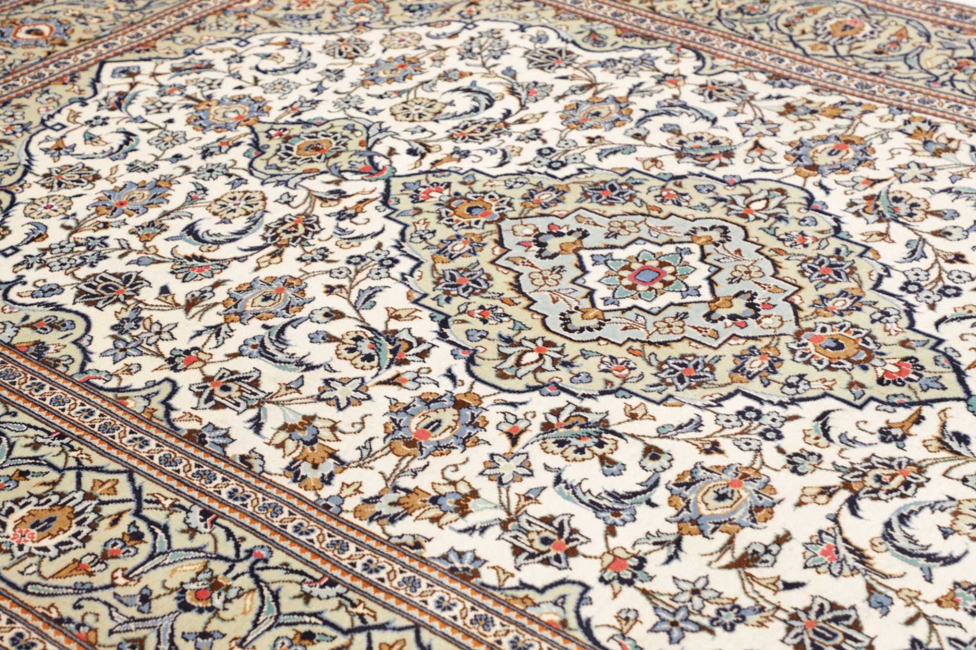 Kashan Persian Rug — hand-knotted, 193 × 284 cm, Wool