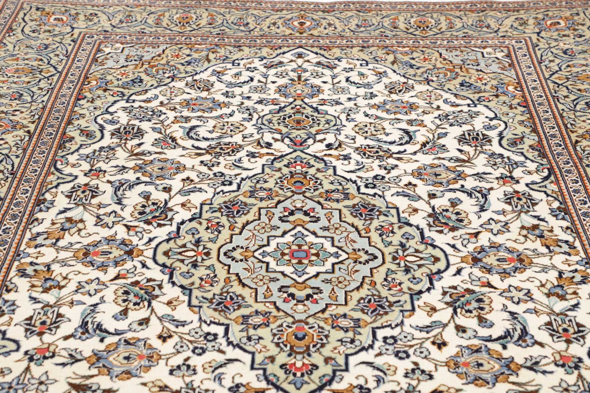 Kashan Persian Rug — hand-knotted, 193 × 284 cm, Wool