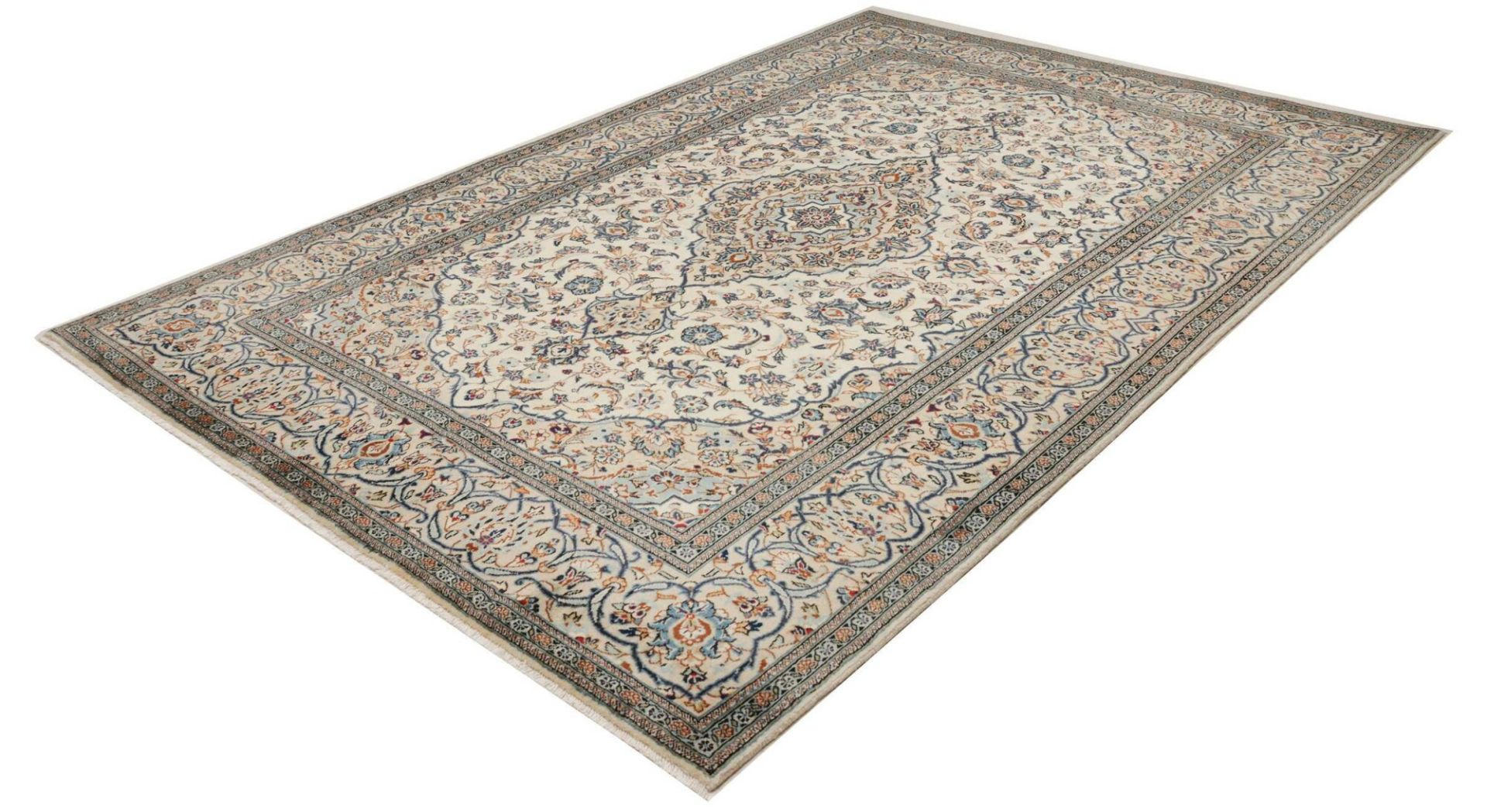 Kashan Persian Rug 201 × 296 cm, Wool, hand-knotted
