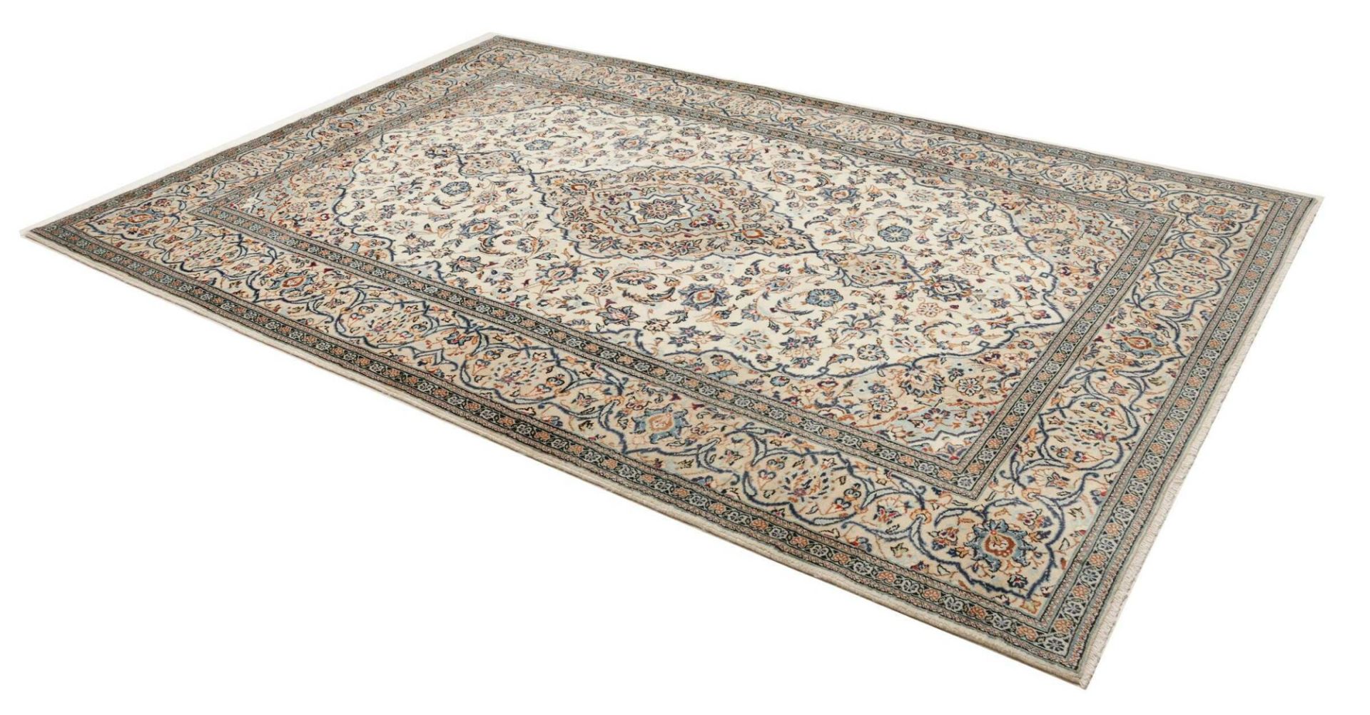 Kashan Persian Rug 201 × 296 cm, Wool, hand-knotted