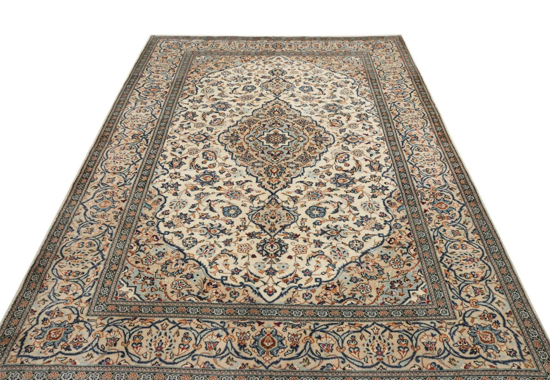Kashan Persian Rug 201 × 296 cm, Wool, hand-knotted