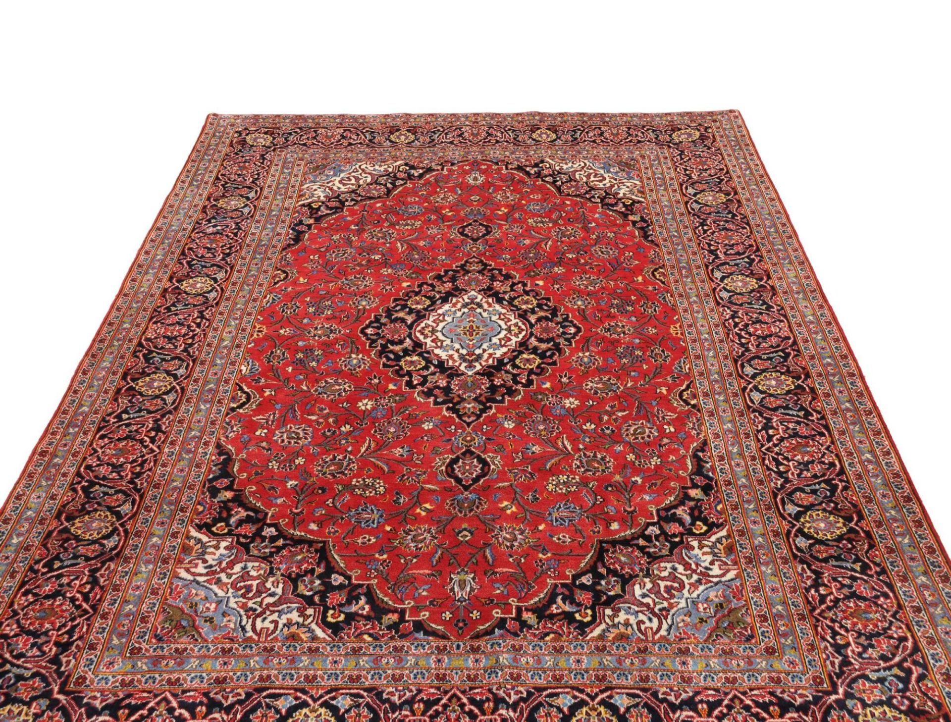 Kashan Persian Rug 203 × 294 cm, Wool, hand-knotted