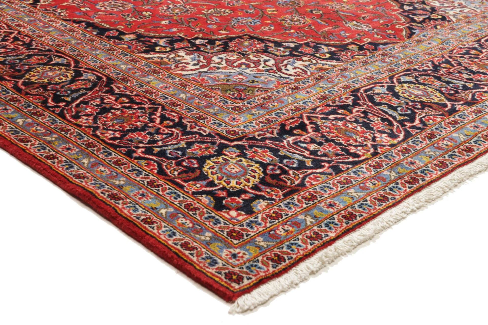 Kashan Persian Rug 203 × 294 cm, Wool, hand-knotted