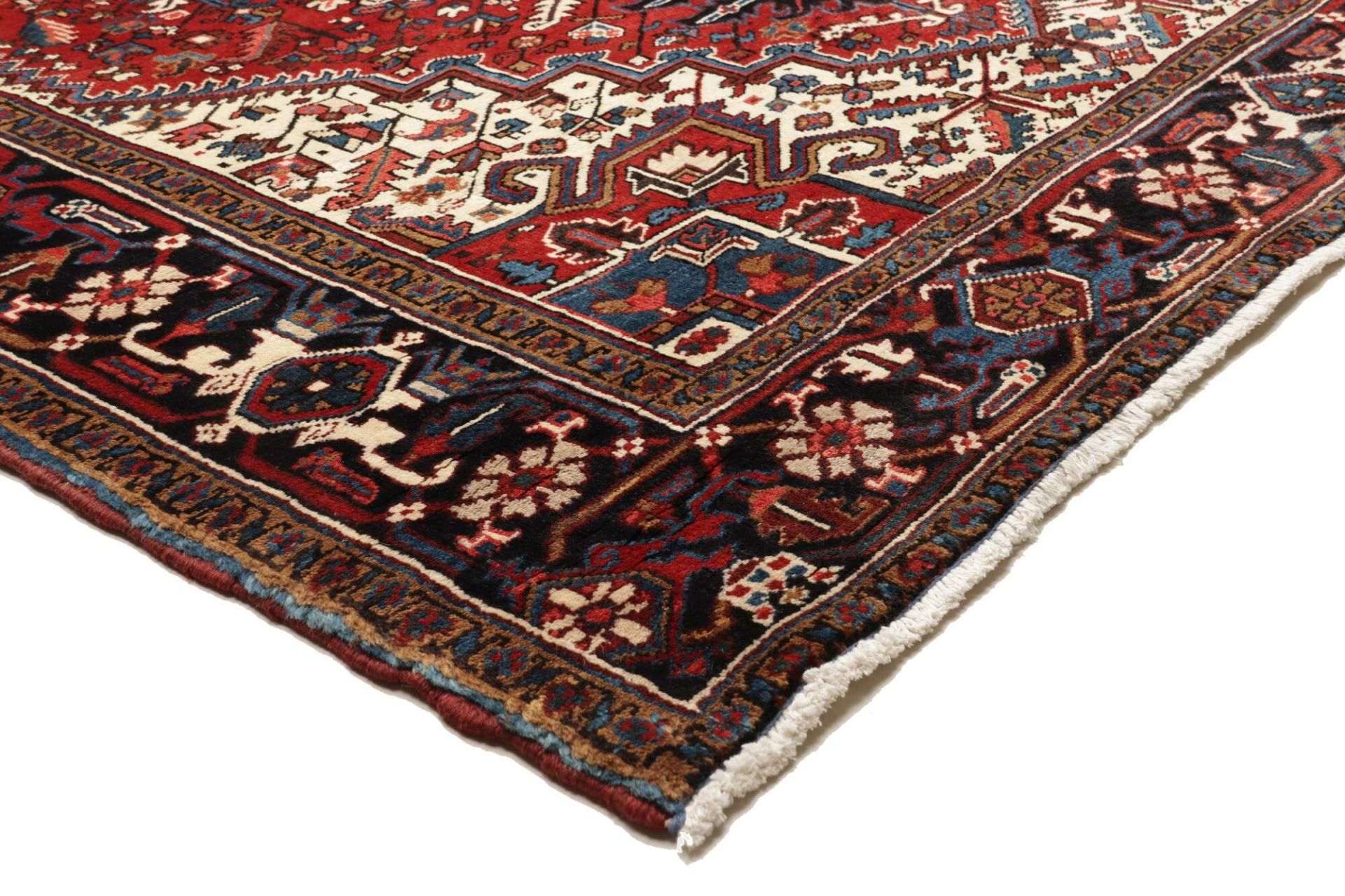 Heriz Persian Rug — hand-knotted, 206 × 301 cm, Wool