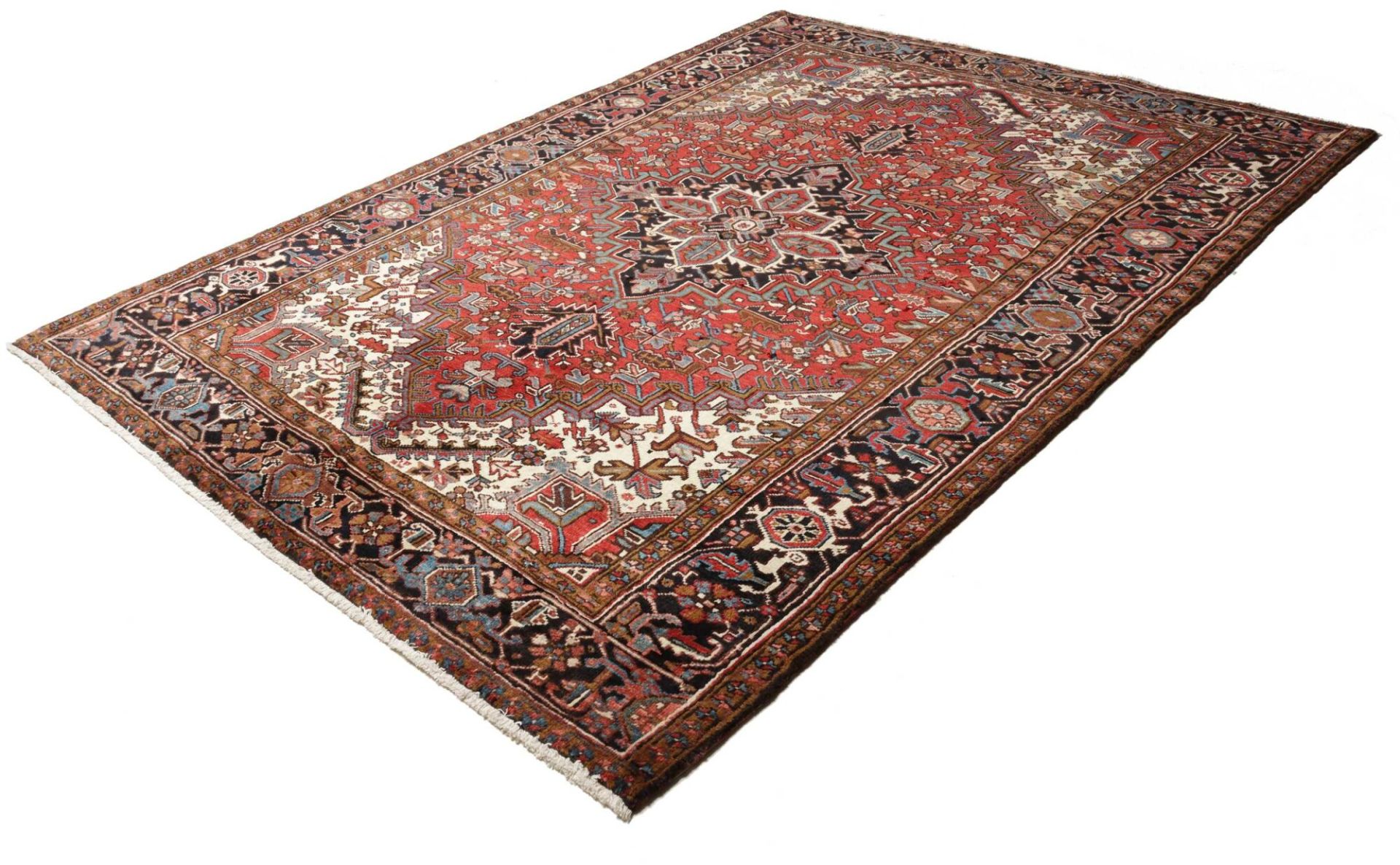Heriz Persian Rug 211 × 289 cm, Wool, hand-knotted