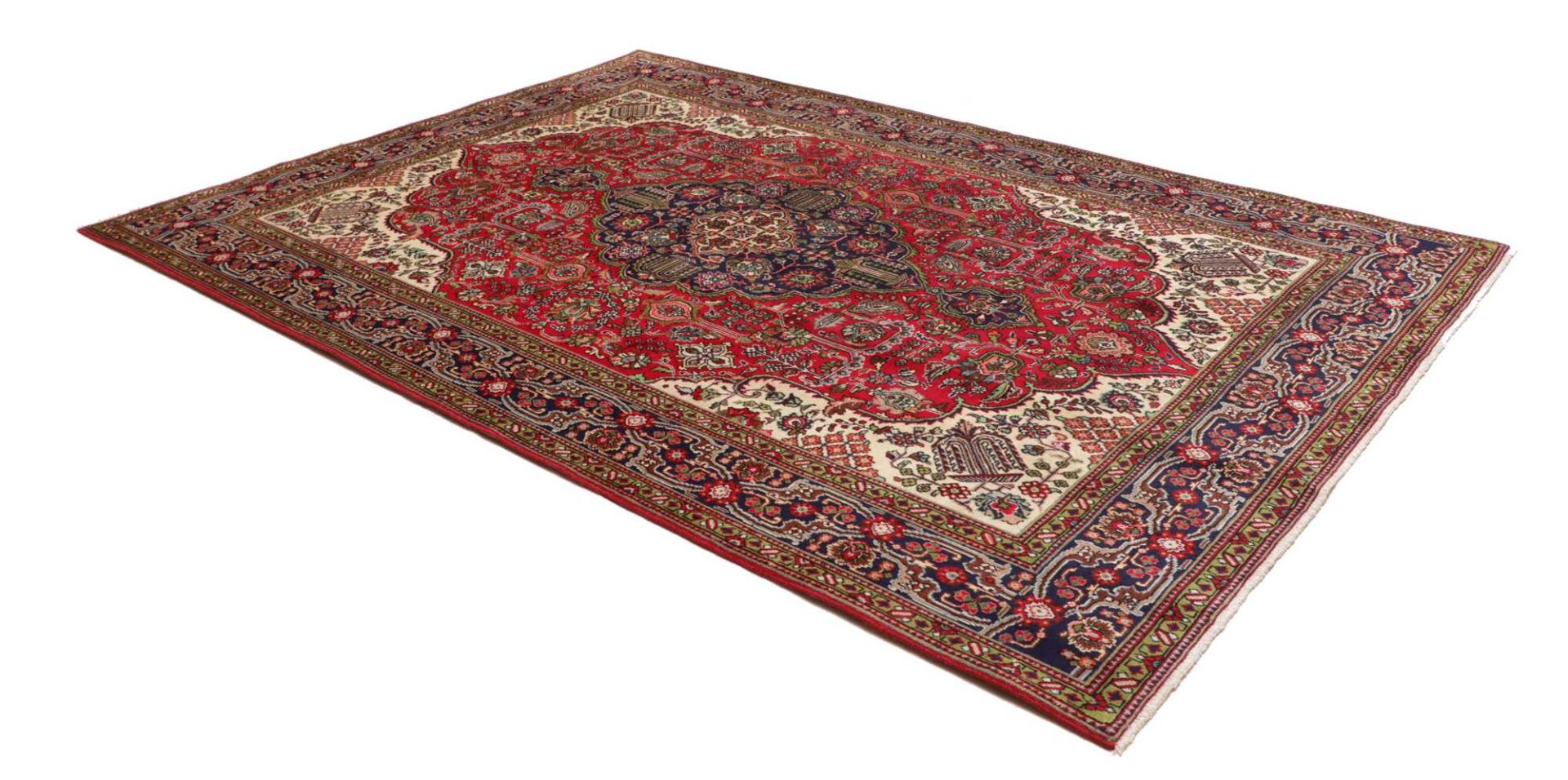 persischer-teppich-tabriz-205-x-289-cm-schurwolle-handgeknupft-2 Hand-Knotted Wool Tabriz Persian Rug, 205 × 289 cm