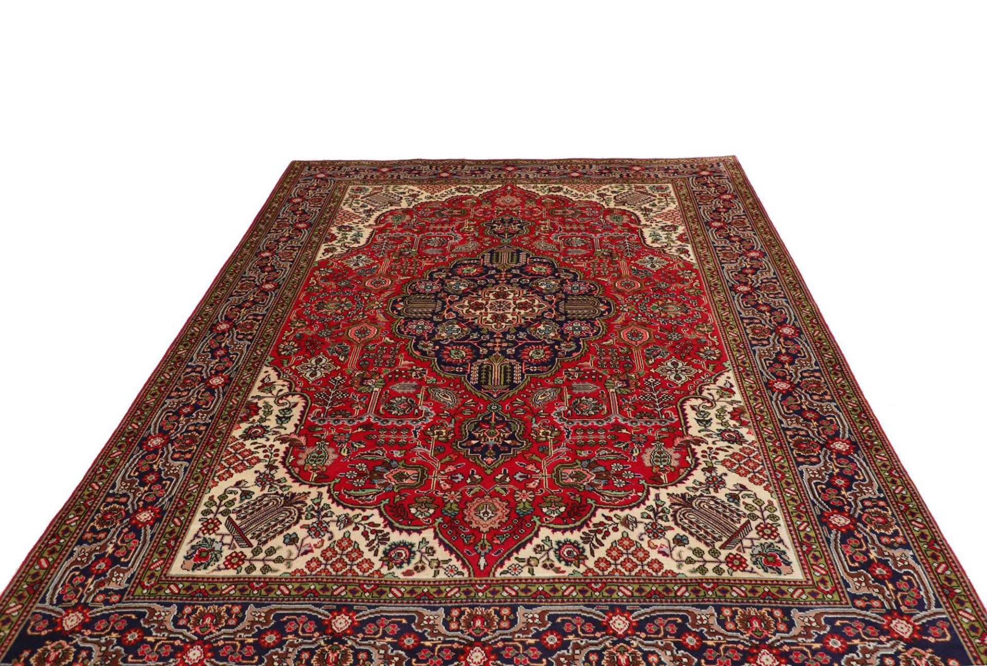 persischer-teppich-tabriz-205-x-289-cm-schurwolle-handgeknupft-3 Hand-Knotted Wool Tabriz Persian Rug, 205 × 289 cm