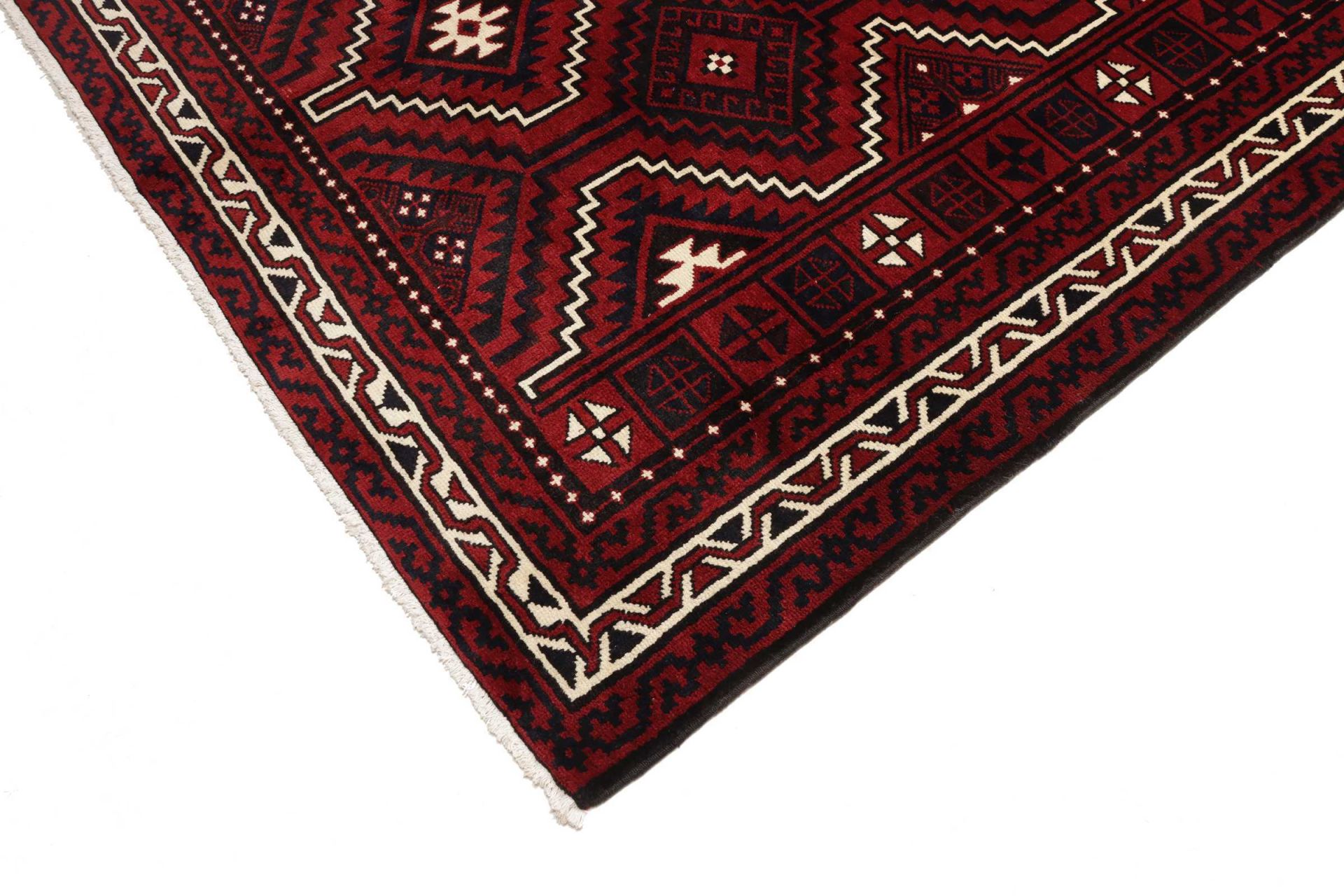 perserteppich-lori-223-x-301-cm-schurwolle-handgeknupft-geometrisch-6 Loribaft Persian Rug 223 × 301 cm, Wool, hand-knotted