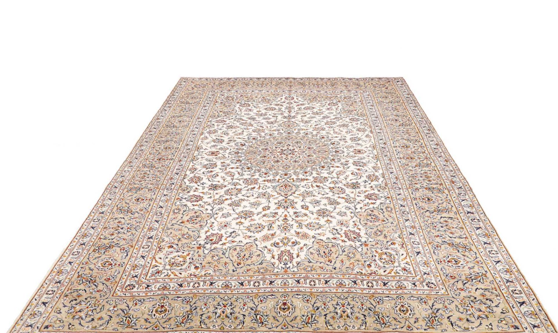 Kashan Persian Rug 206 × 324 cm, Wool, hand-knotted