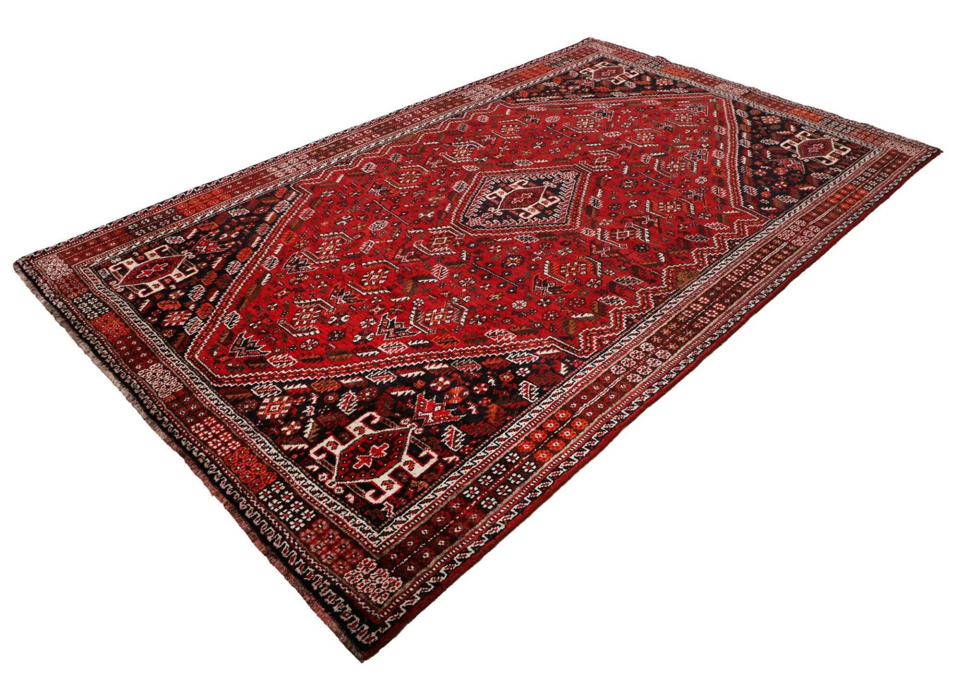 persischer-teppich-shiraz-179-x-279-cm-schurwolle-handgeknupft-9 Shiraz Persian Rug — hand-knotted, 179 × 279 cm, Wool