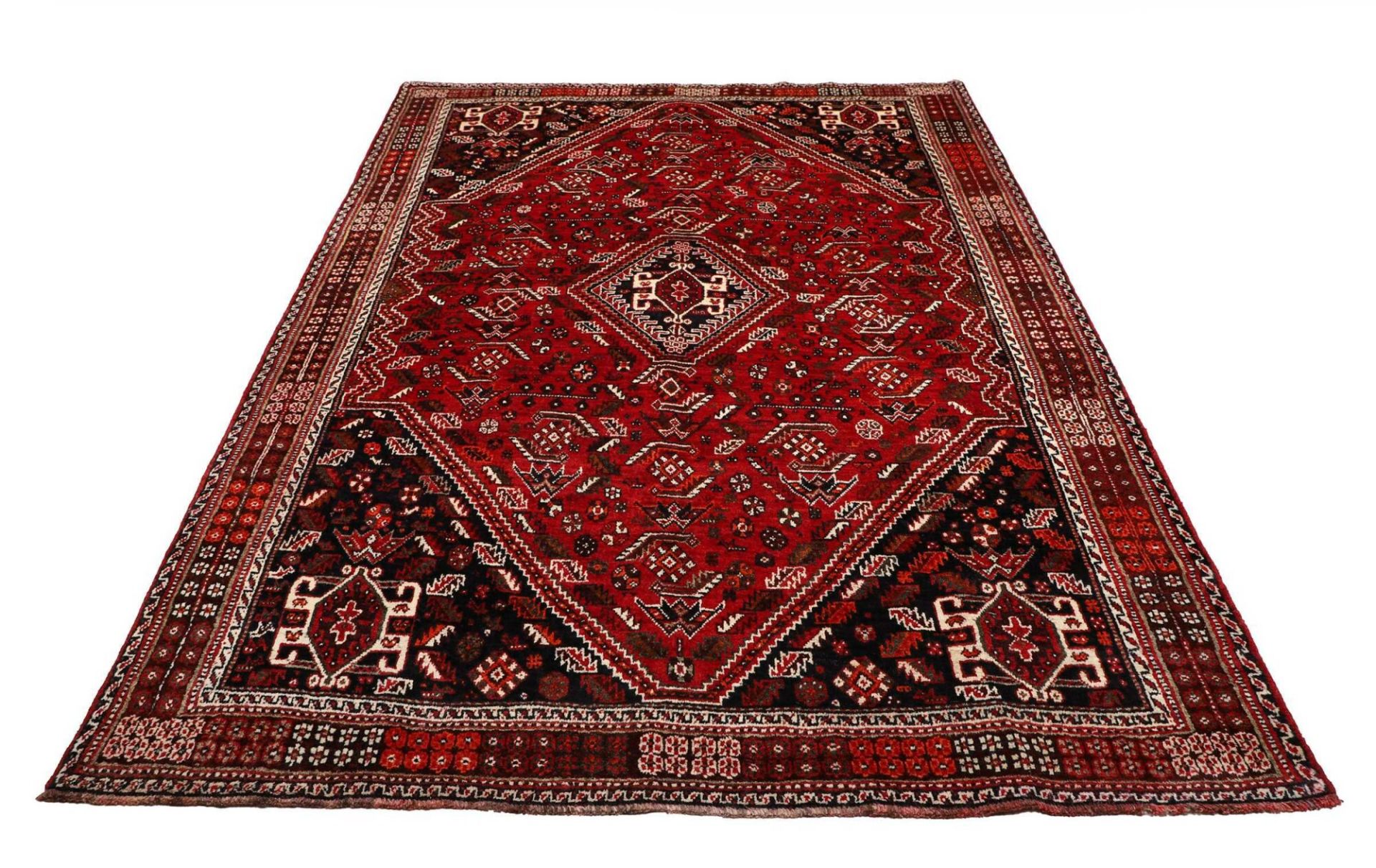 persischer-teppich-shiraz-179-x-279-cm-schurwolle-handgeknupft-12 Shiraz Persian Rug — hand-knotted, 179 × 279 cm, Wool