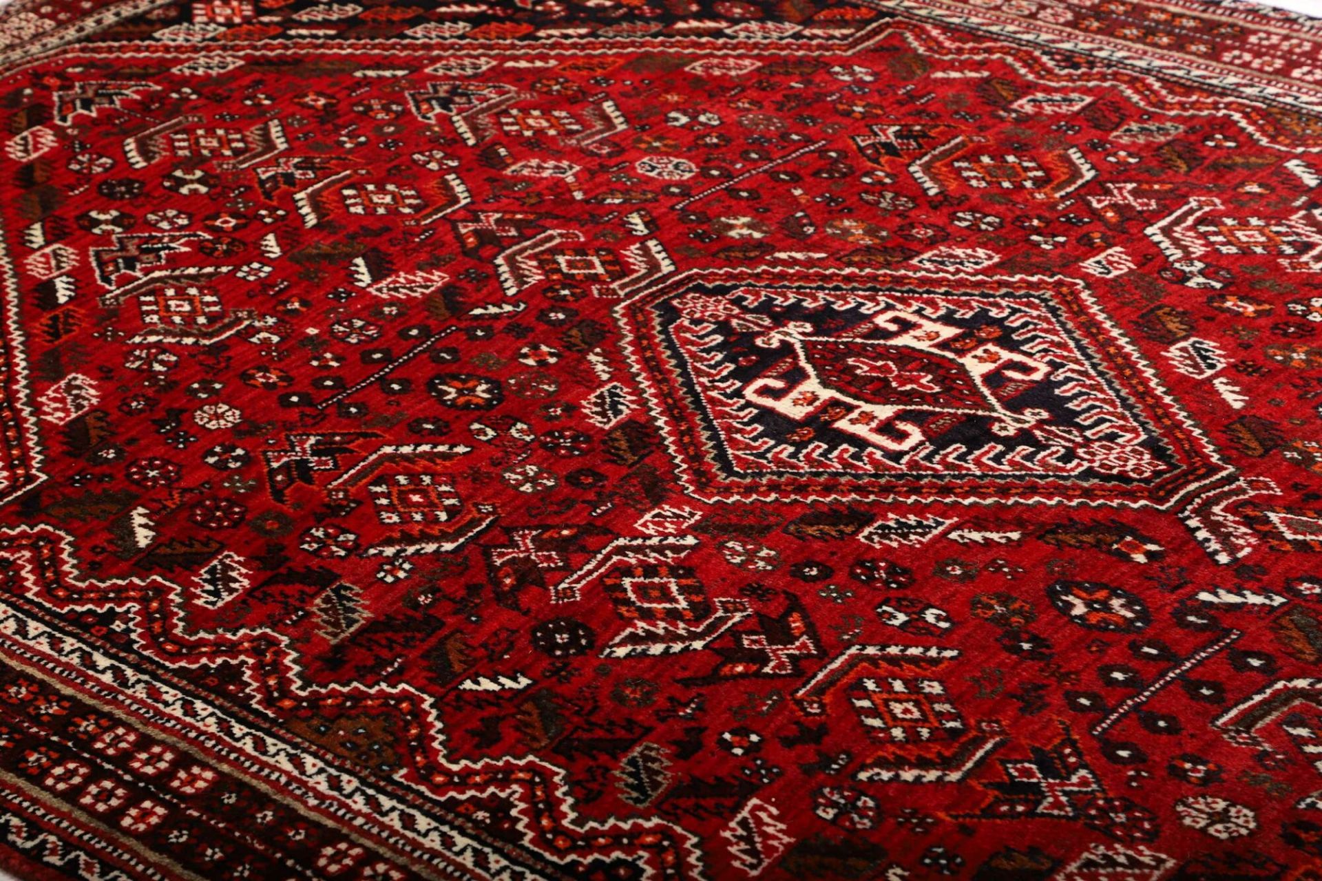 persischer-teppich-shiraz-179-x-279-cm-schurwolle-handgeknupft-16 Shiraz Persian Rug — hand-knotted, 179 × 279 cm, Wool