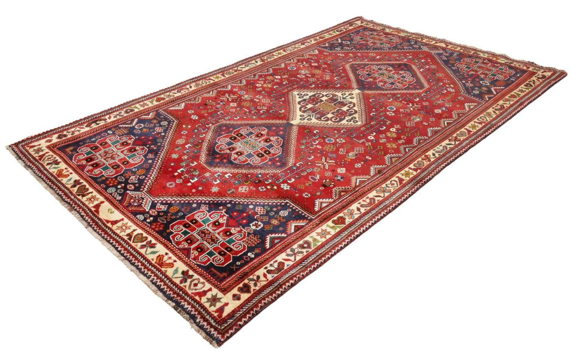 Shiraz Persian Rug 176 × 286 cm, Wool, hand-knotted