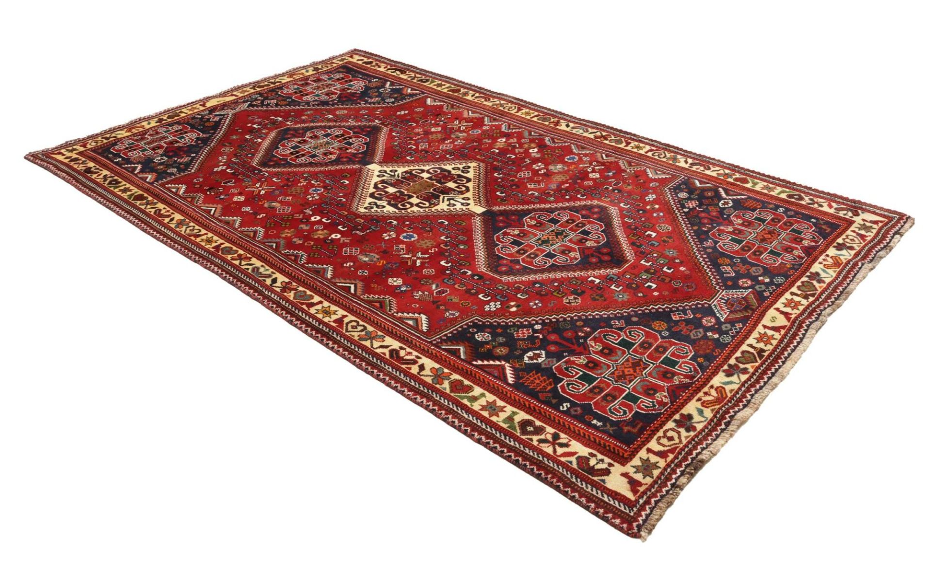 Shiraz Persian Rug 176 × 286 cm, Wool, hand-knotted