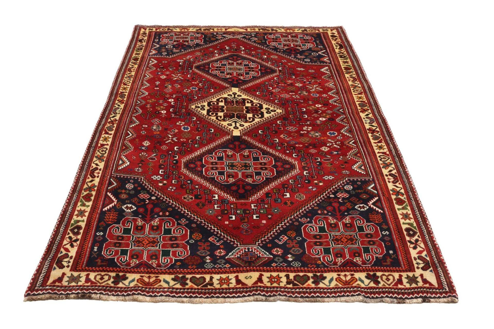 Shiraz Persian Rug 176 × 286 cm, Wool, hand-knotted