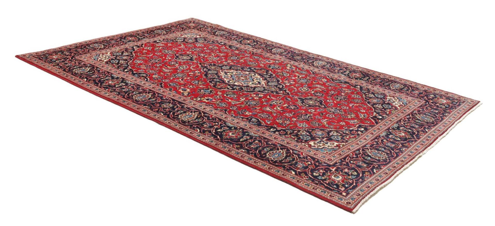 perserteppich-kashan-198-x-296-cm-schurwolle-handgeknupft-hochwertig-2 Kashan Persian Rug — hand-knotted, 198 × 296 cm, Wool