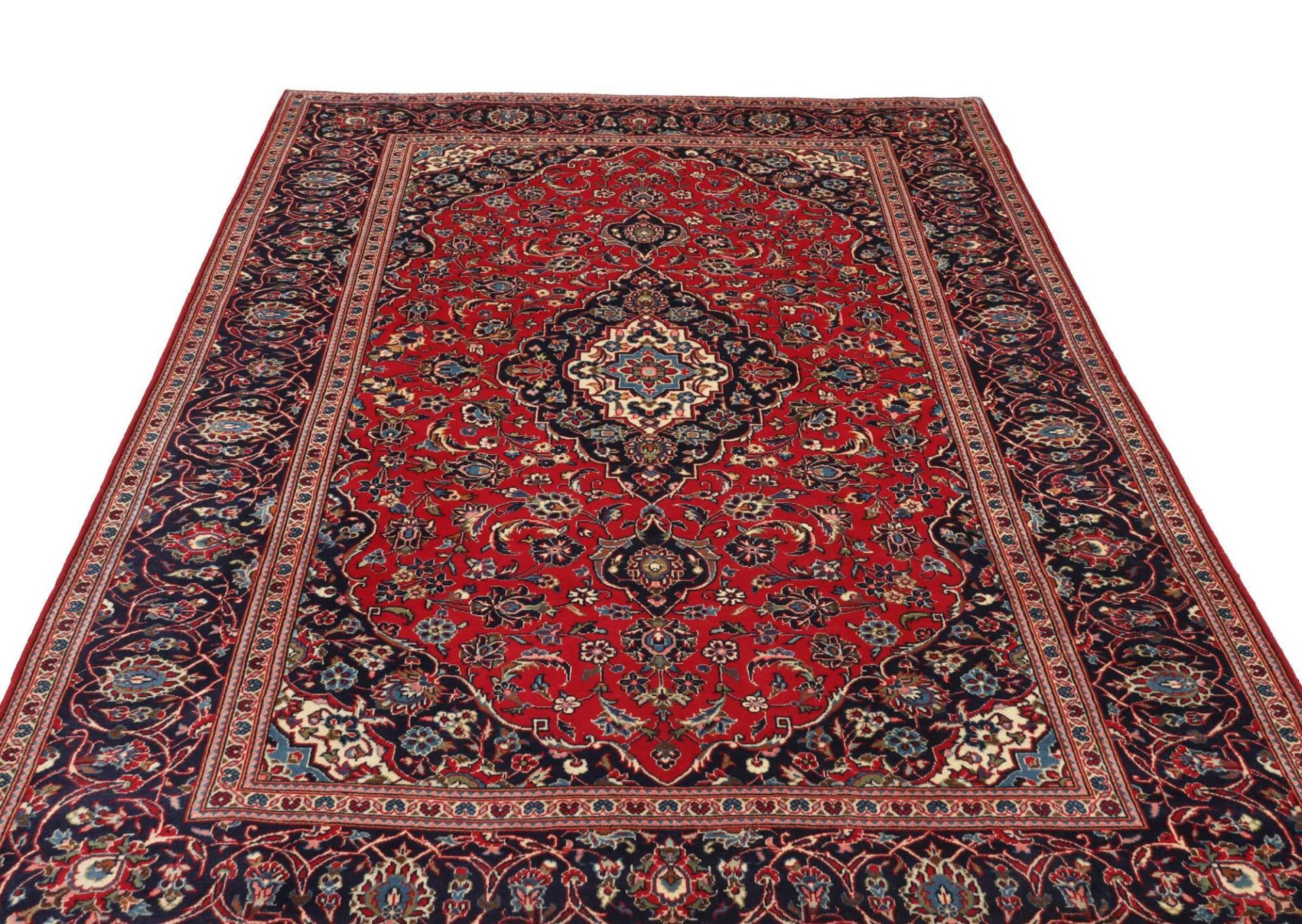 perserteppich-kashan-198-x-296-cm-schurwolle-handgeknupft-hochwertig-3 Kashan Persian Rug — hand-knotted, 198 × 296 cm, Wool