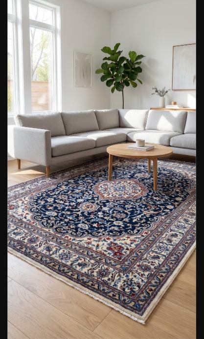 Persian Rug Nain 288x194cm Hand-knotted