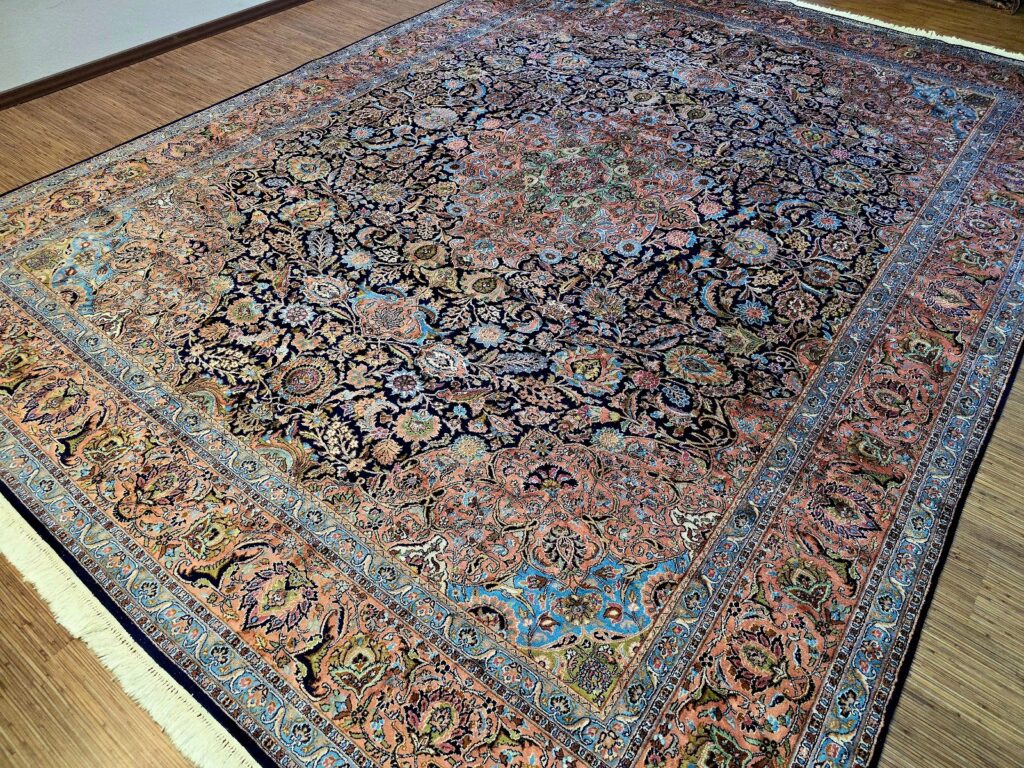 Oriental Rug Kashmir 405 x 299 cm Silk Hand-knotted
