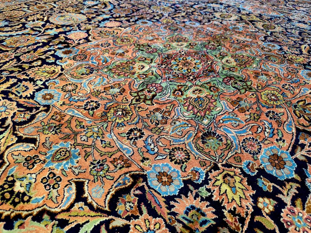 Oriental Rug Kashmir 405 x 299 cm Silk Hand-knotted