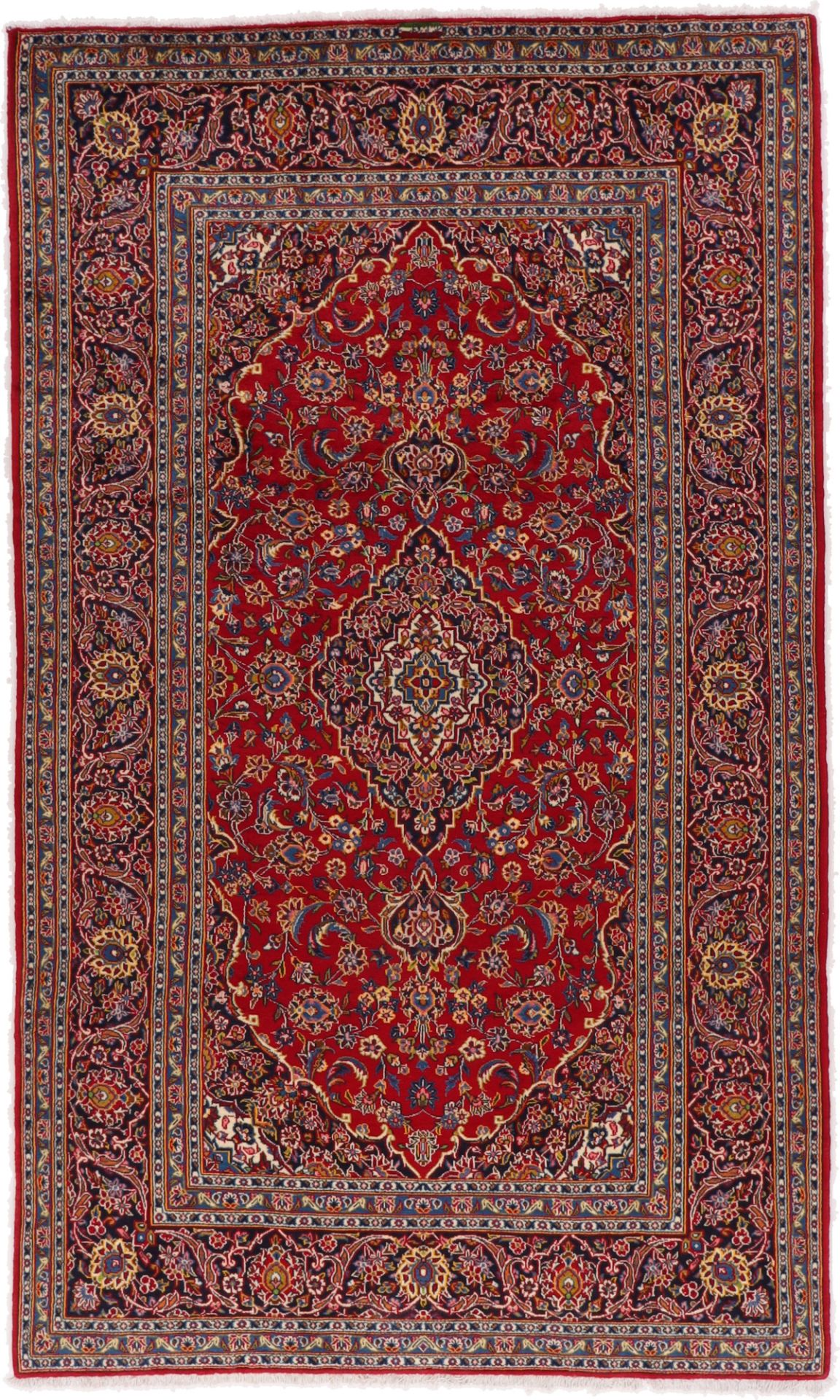 Kashan Persian Rug 187 × 317 cm, Wool & Silk, hand-knotted