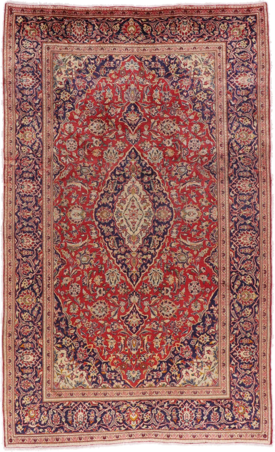 Kashan Persian Rug 194 × 320 cm, Wool, hand-knotted