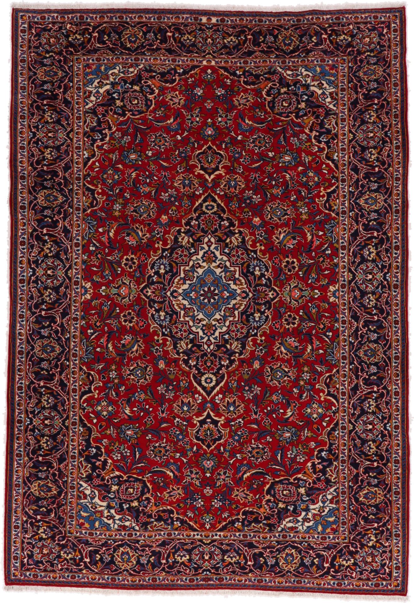 Kashan Persian Rug 223 × 322 cm, Wool, hand-knotted