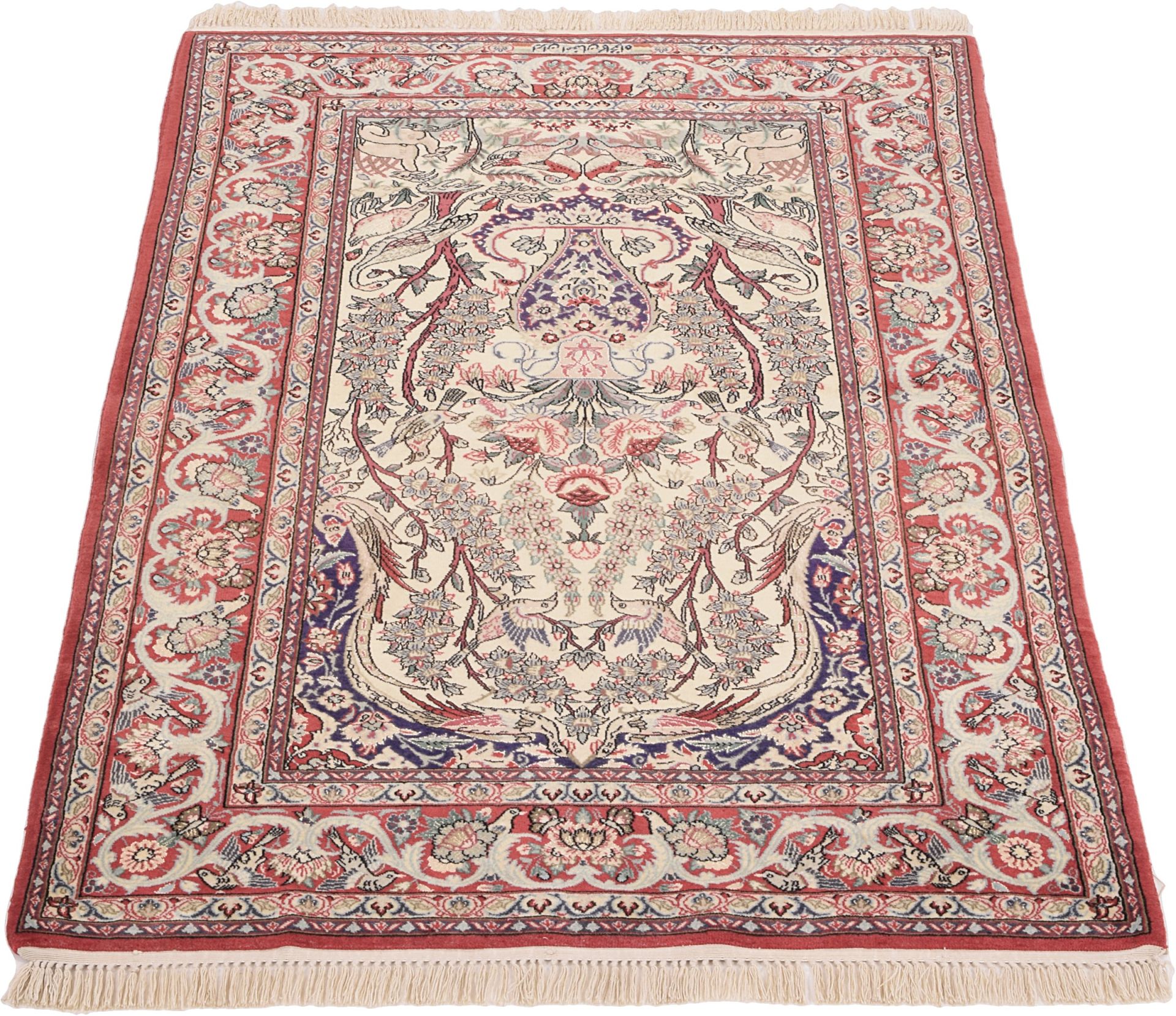 perserteppich-isfahan-100-x-186-cm-schurwolle-handgeknupft-6 Isfahan Persian Rug — hand-knotted, 100 × 186 cm, Wool