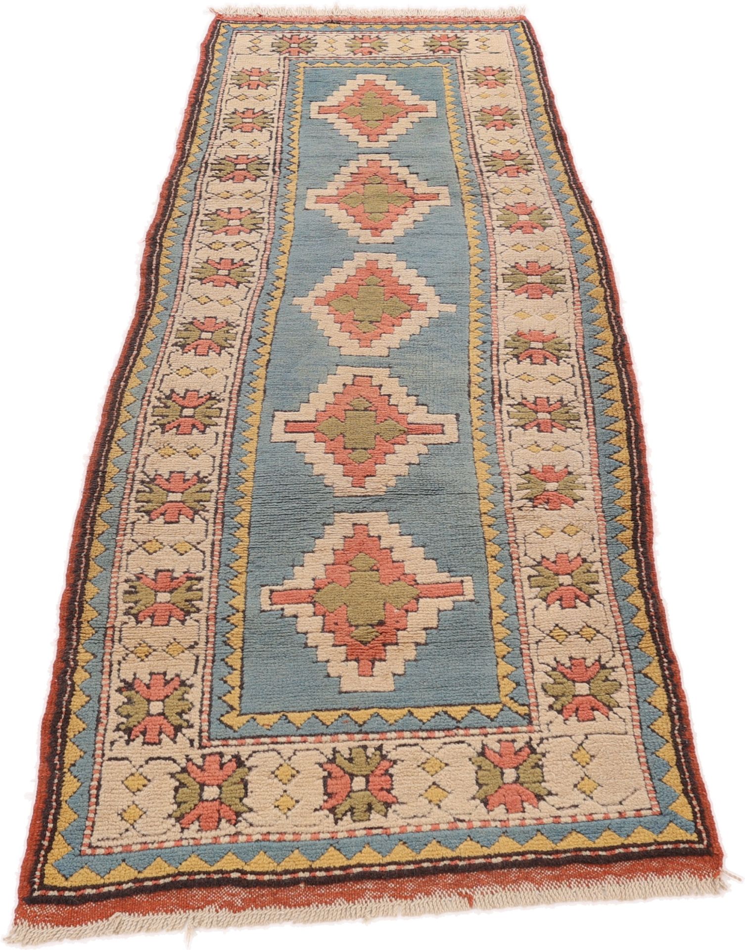 perserteppich-kars-262-x-90-cm-schurwolle-handgeknupft-18 Hand-Knotted Wool Persian Rug, 262 × 90 cm