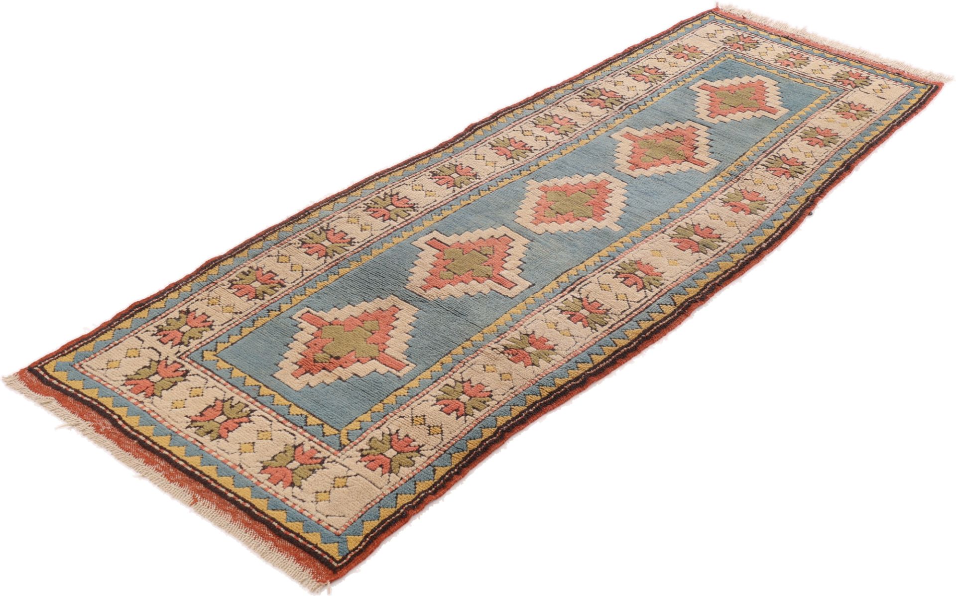 perserteppich-kars-262-x-90-cm-schurwolle-handgeknupft-30 Hand-Knotted Wool Persian Rug, 262 × 90 cm