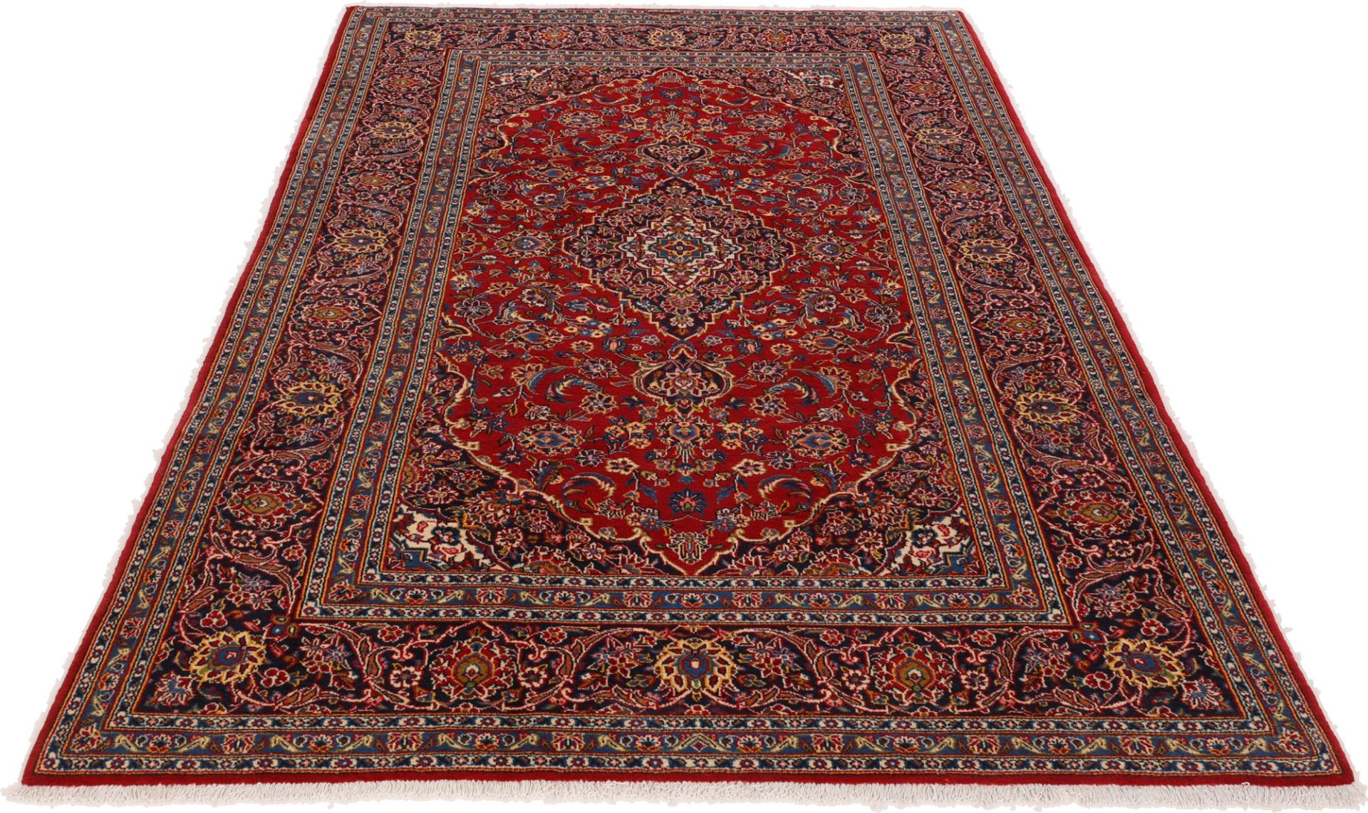 Kashan Persian Rug 187 × 317 cm, Wool & Silk, hand-knotted