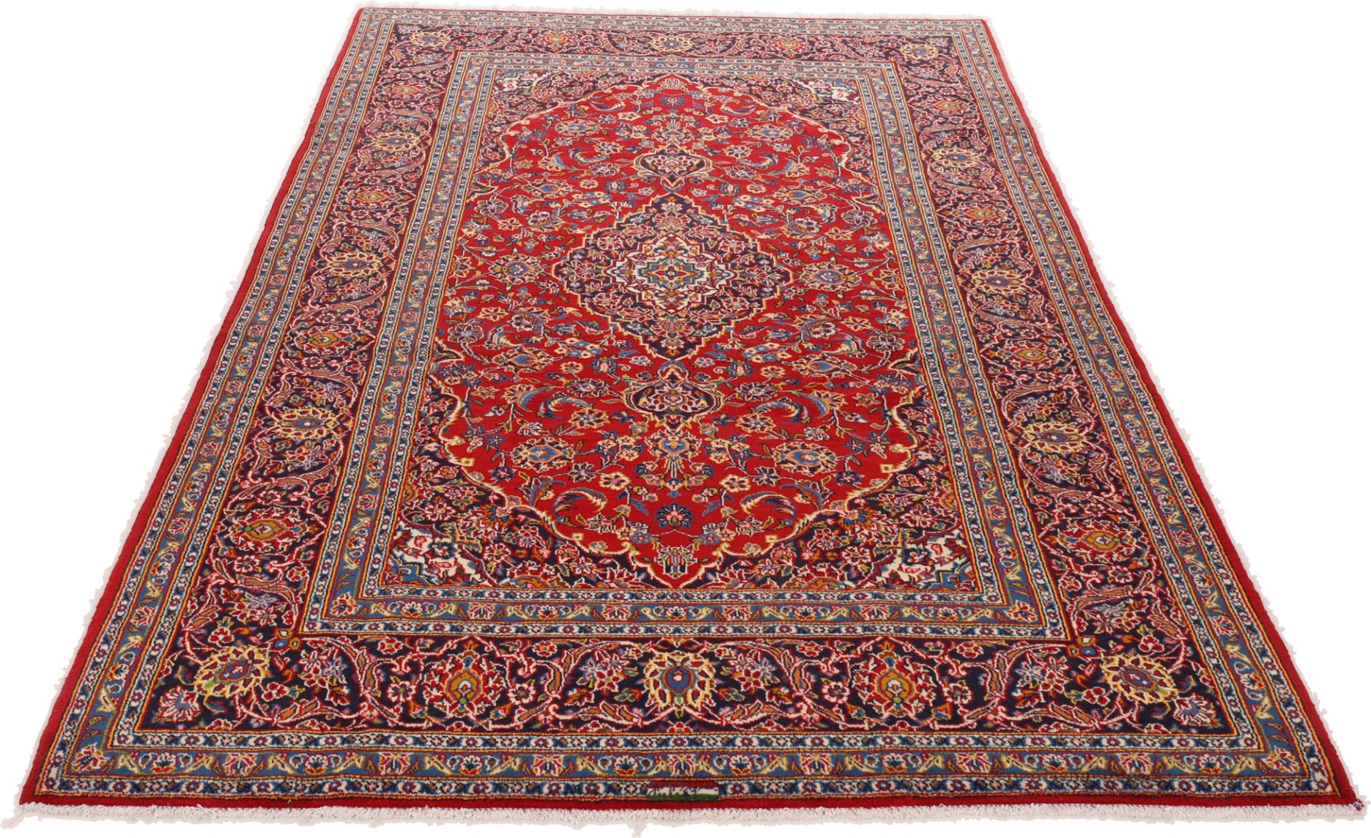 Kashan Persian Rug 187 × 317 cm, Wool & Silk, hand-knotted