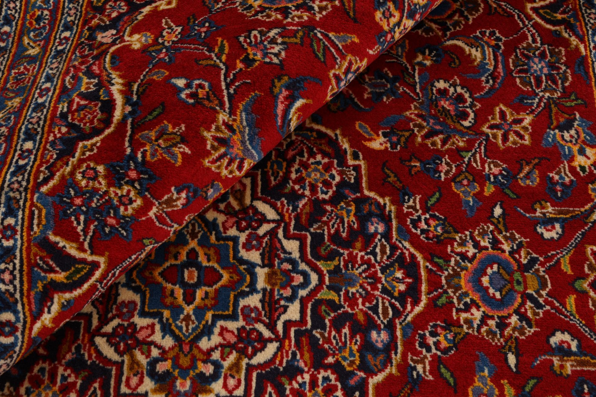 Kashan Persian Rug 187 × 317 cm, Wool & Silk, hand-knotted