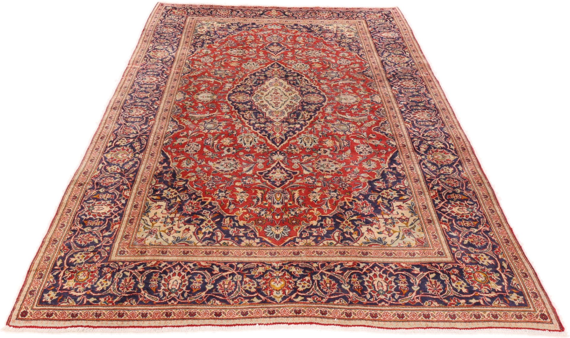 Kashan Persian Rug 194 × 320 cm, Wool, hand-knotted