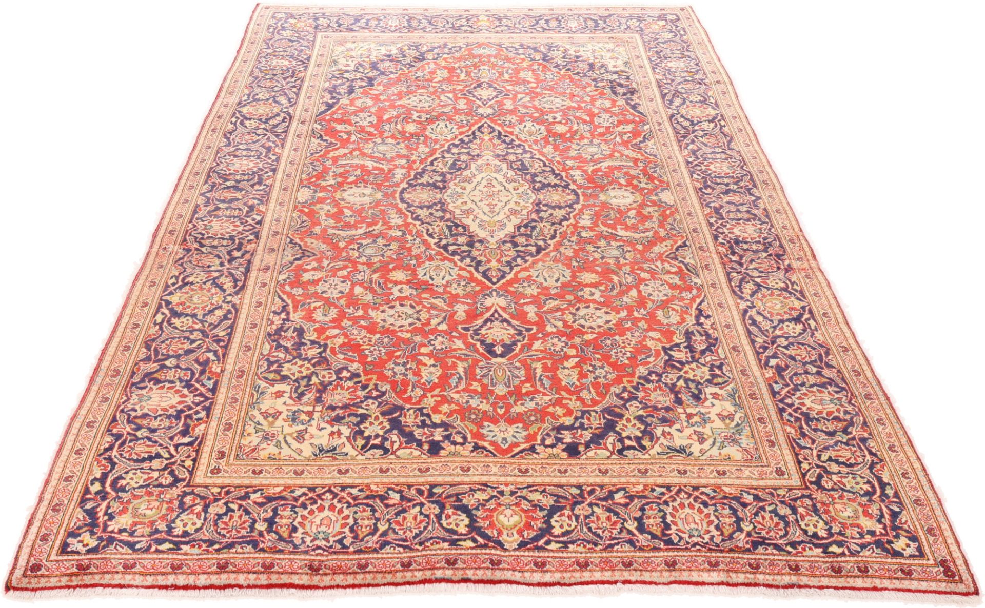 Kashan Persian Rug 194 × 320 cm, Wool, hand-knotted